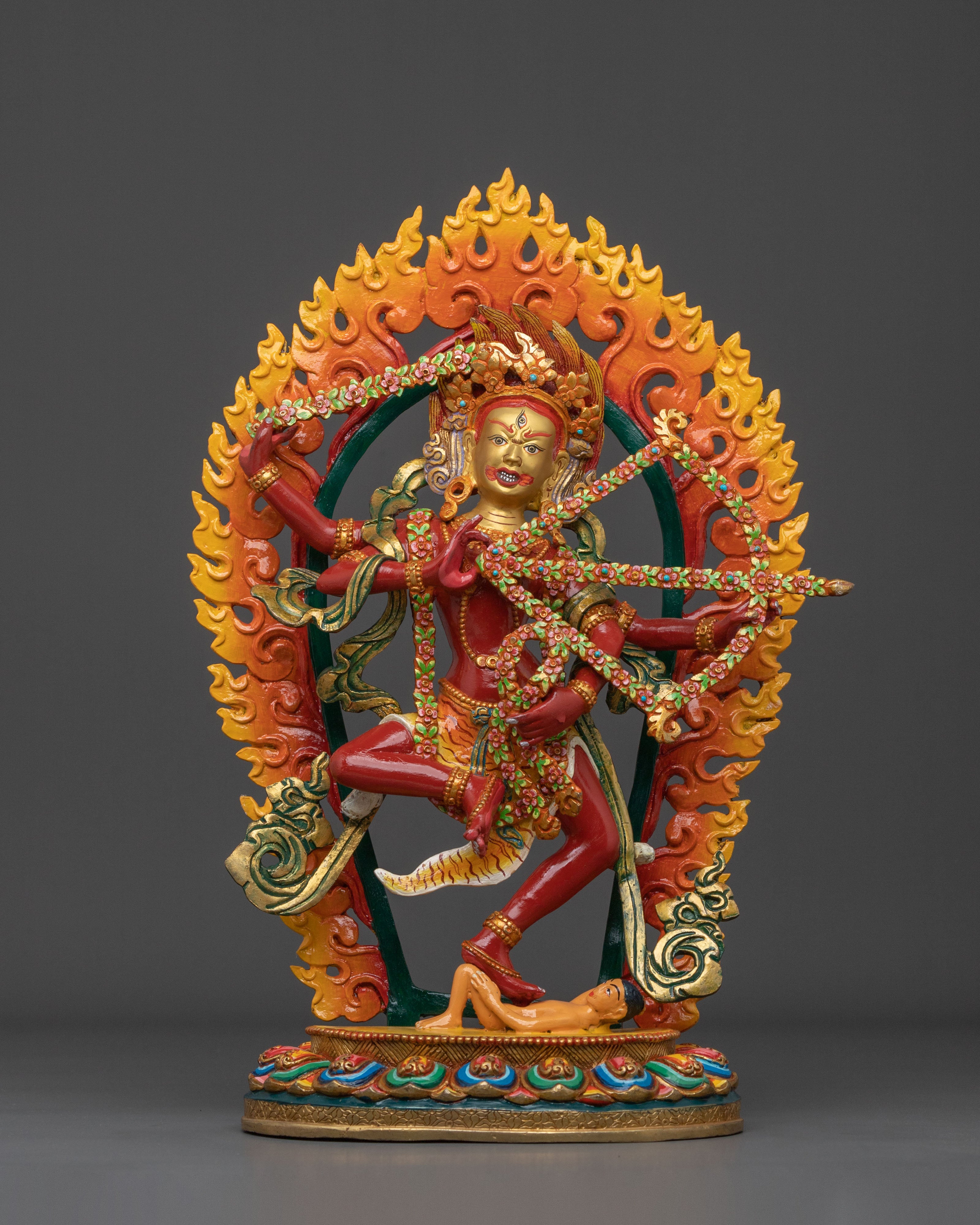 Red Tara Kurukulla Sacred Statue | Goddess of Magnetizing Power