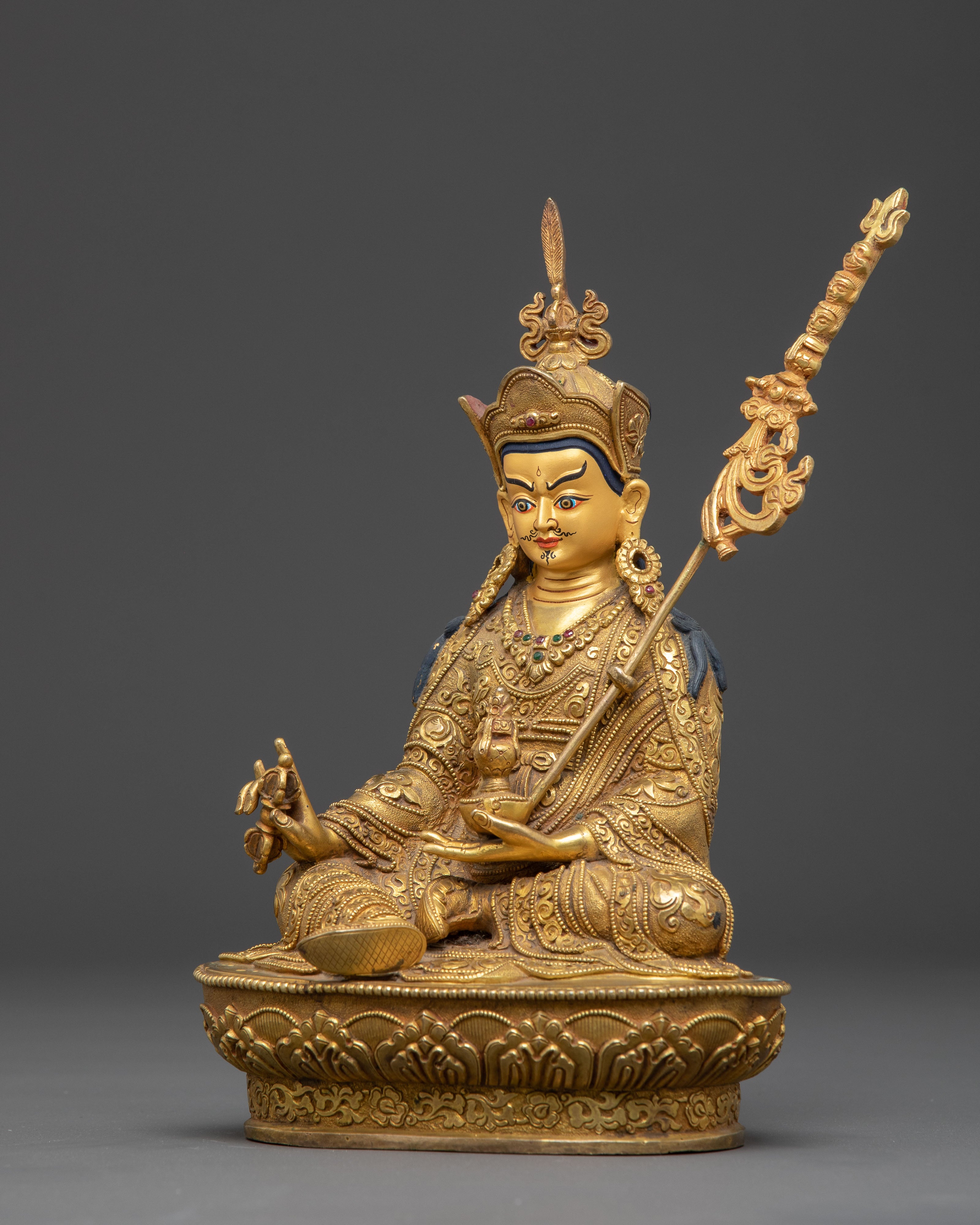 Padmasambhava Tibetan Sculpture | Traditional Artwork