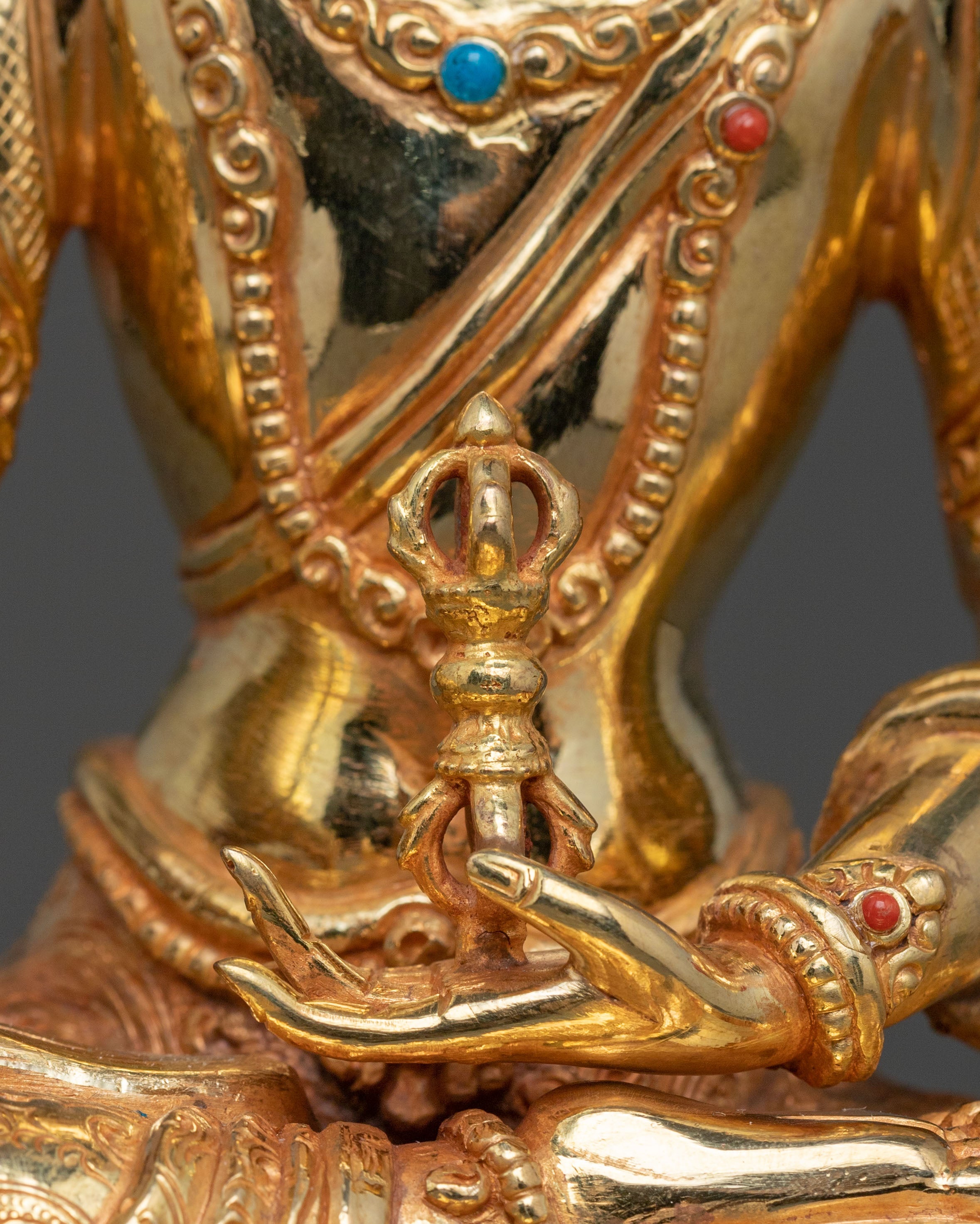 Mitrugpa Vajrayana Practice Statue in Radiant 24K Gold