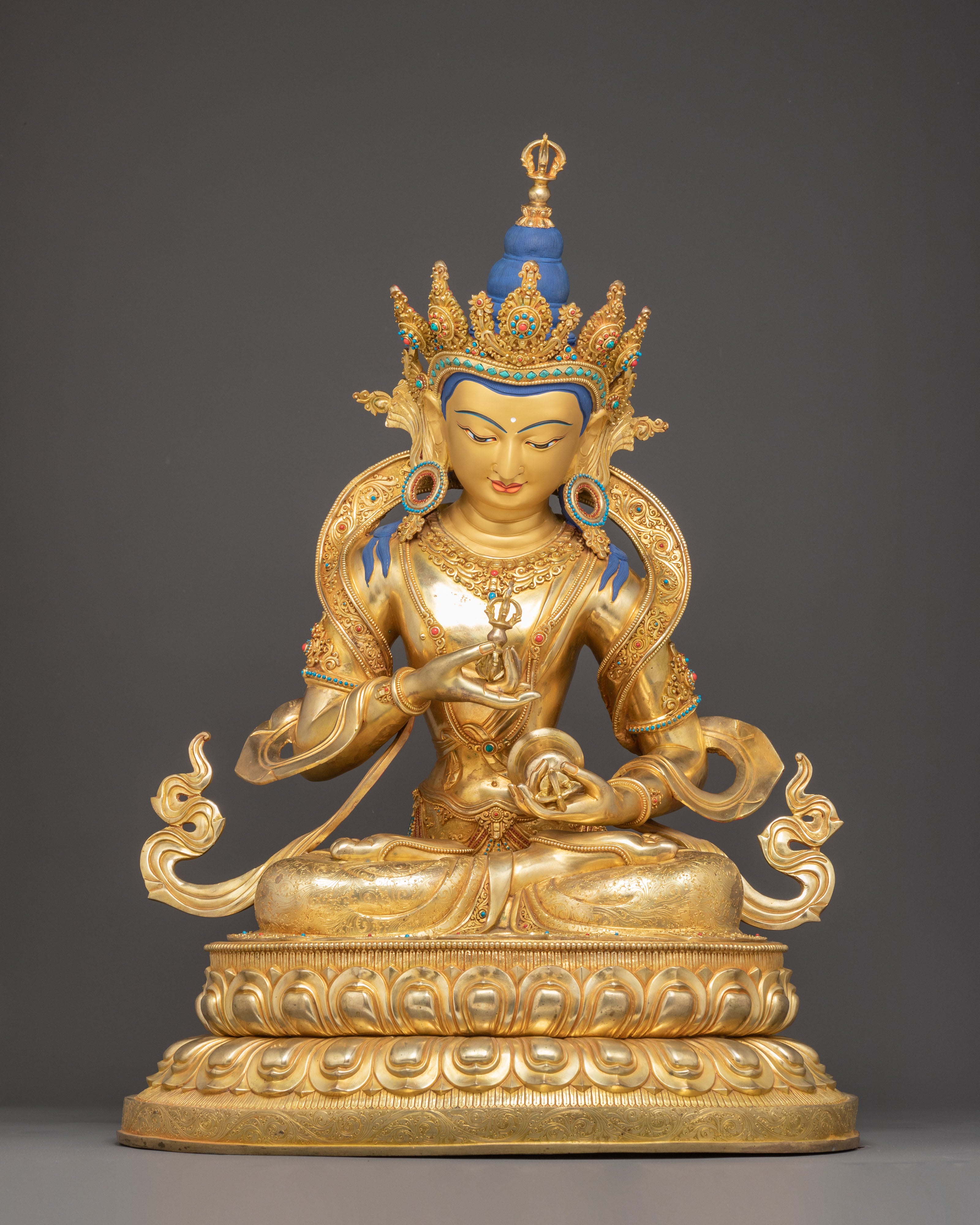 Handmade Statue of Vajrasattva for Meditation
