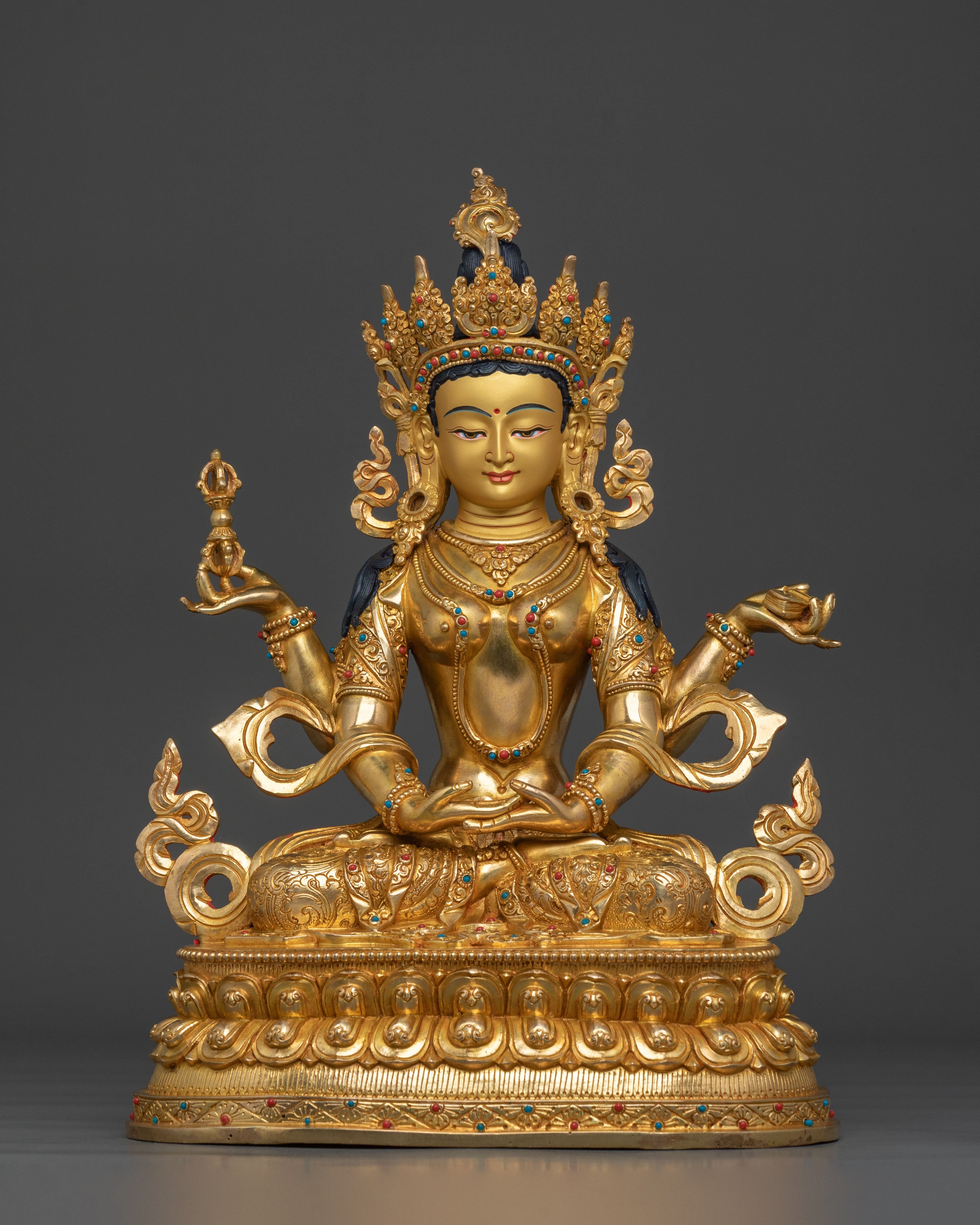 Prajnaparamita Copper Statue | Symbol of Wisdom and Enlightenment