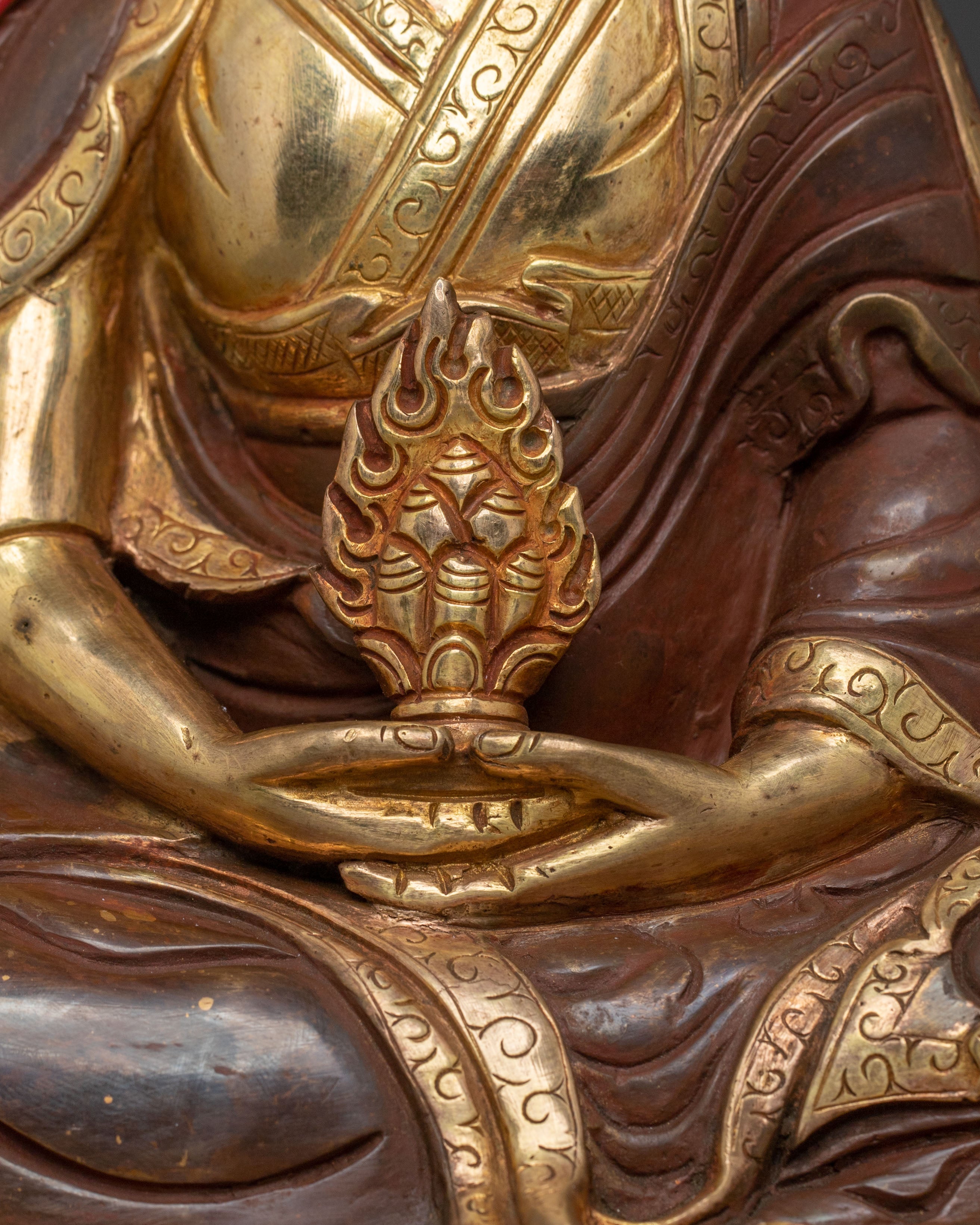 Handcrafted Gampopa Statue | Buddhist Master