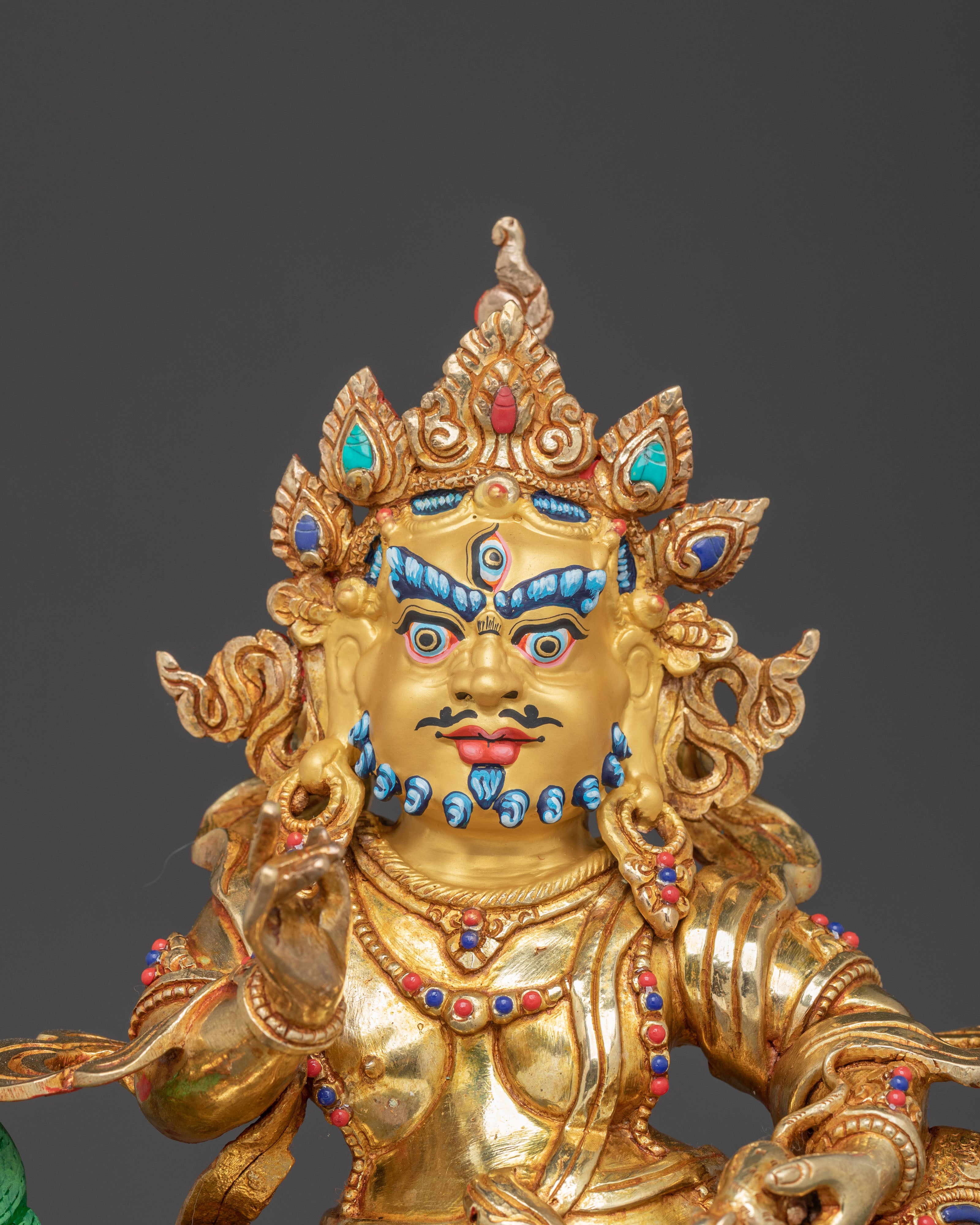 Namtoshe Prosperity Deity Statue | Copper Masterpiece