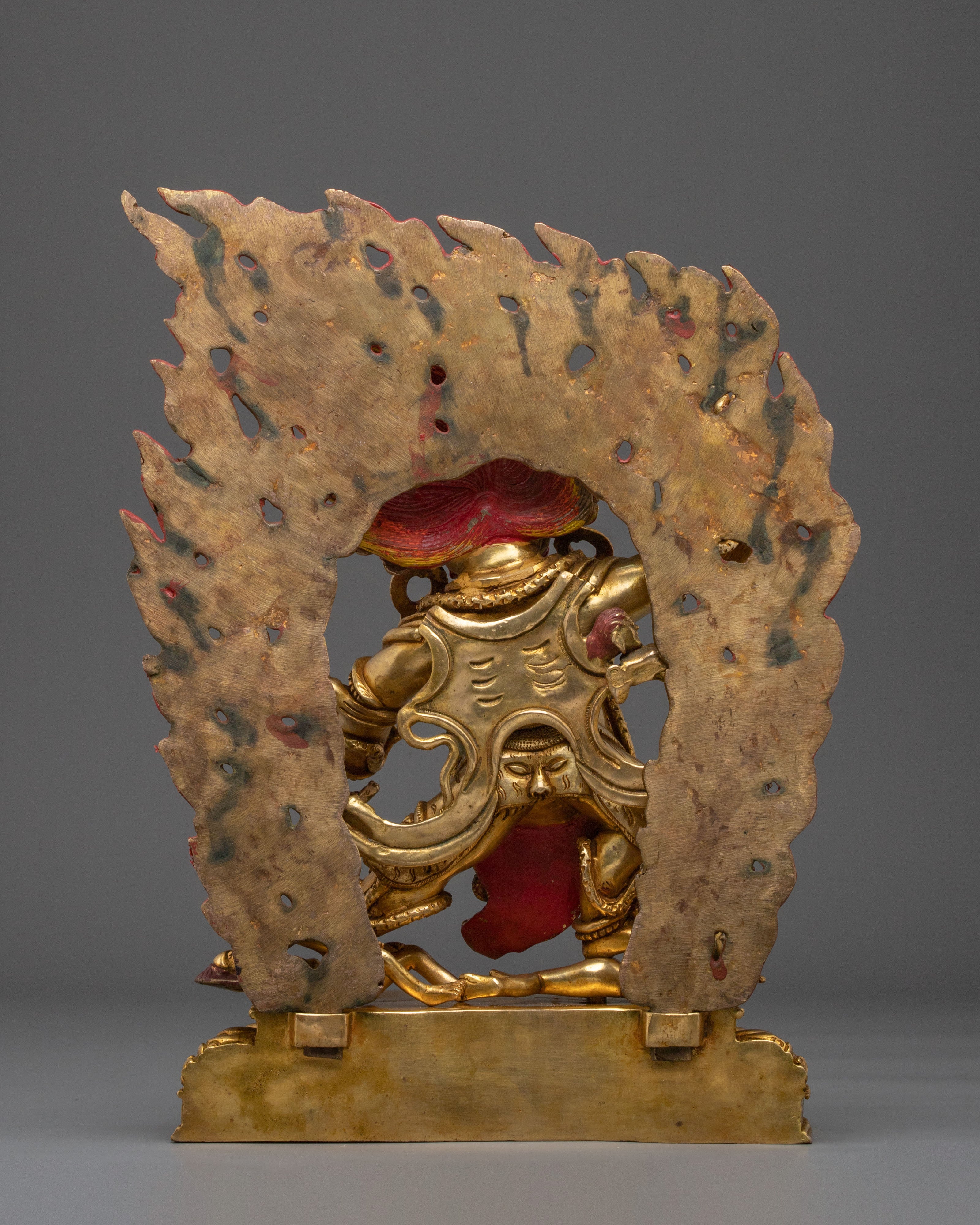 Guru Dragpo Traditional Statue | 24K Gold Gilded