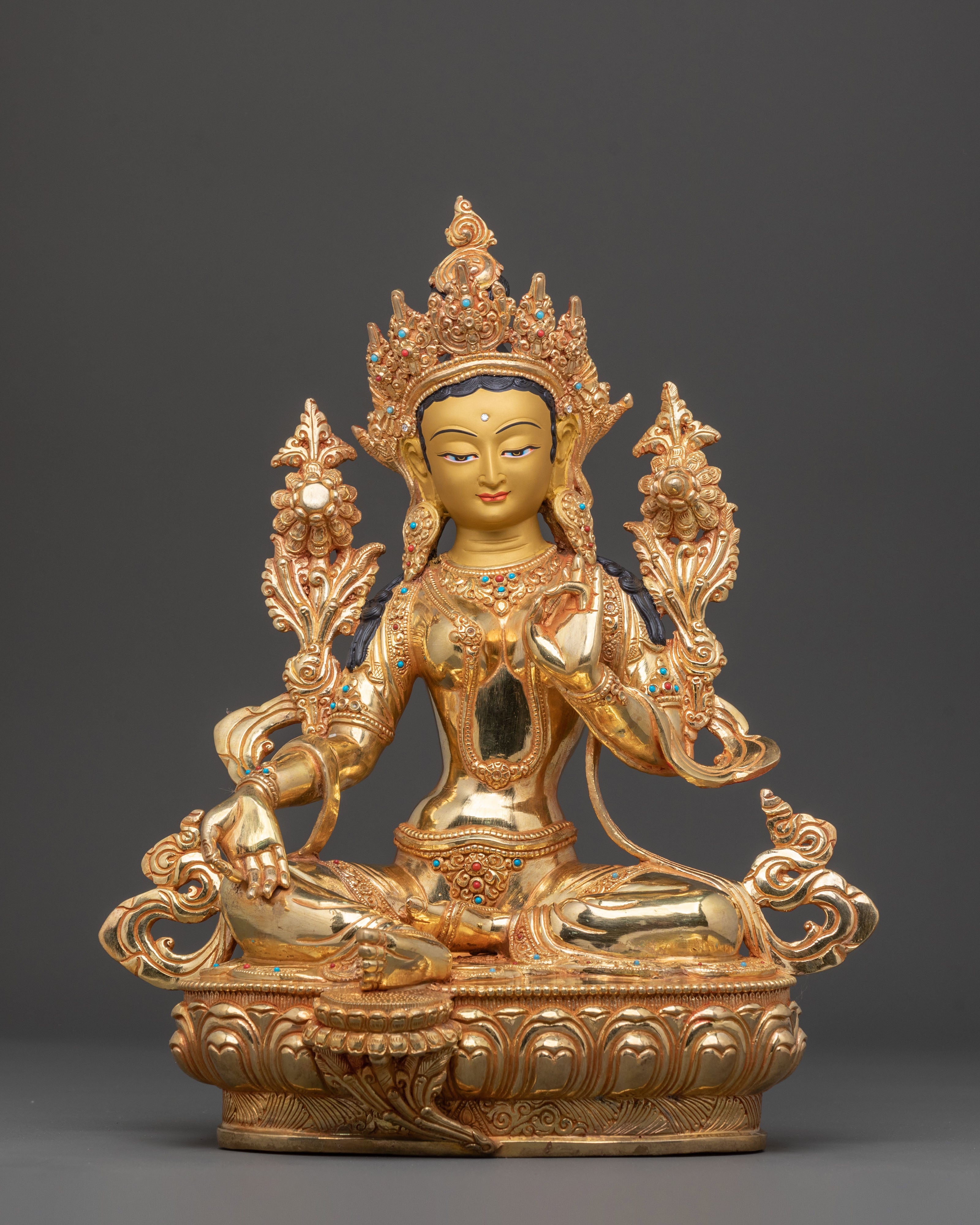Green Tara Statue