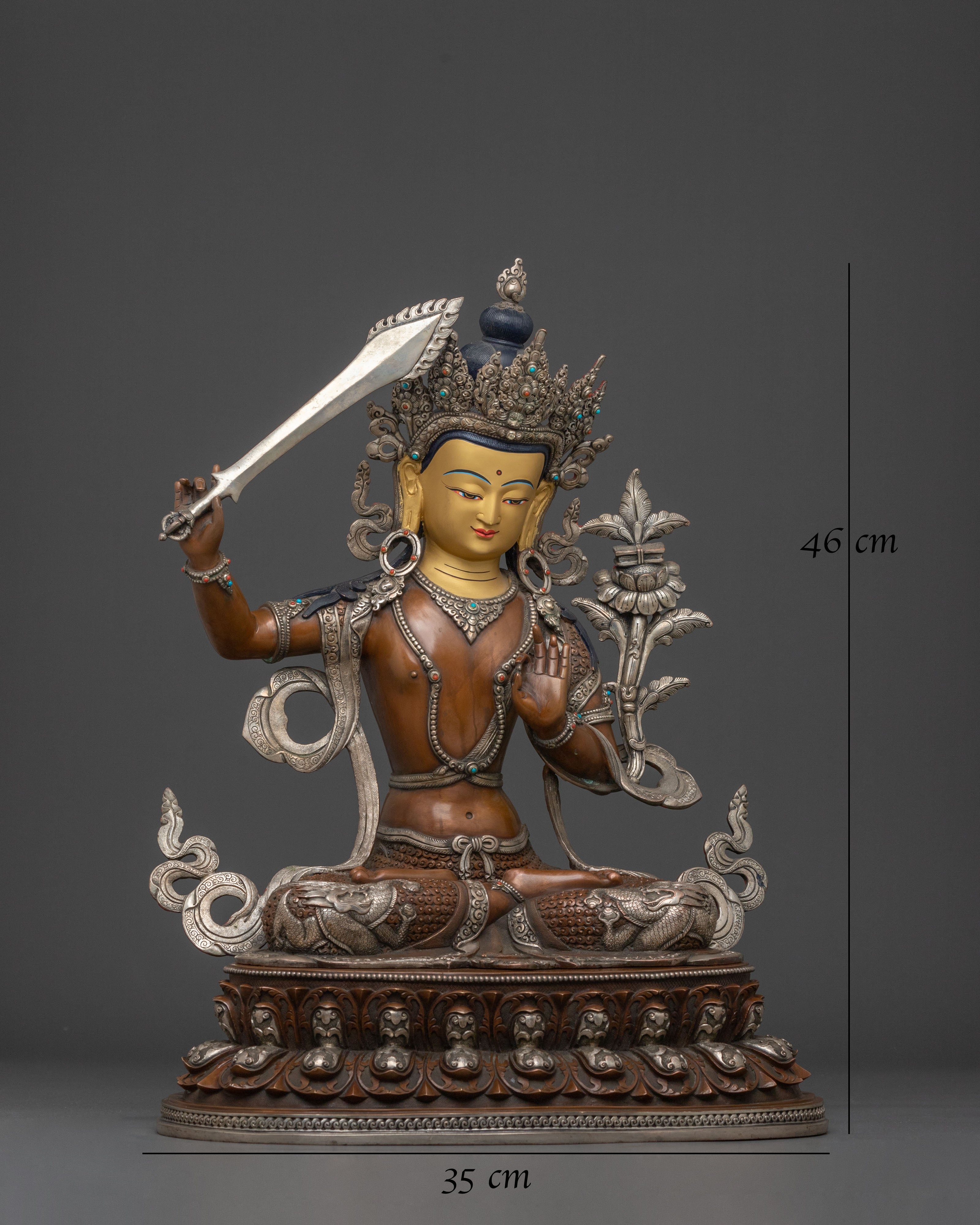 Tibetan Manjushri Statue: Symbol of Wisdom