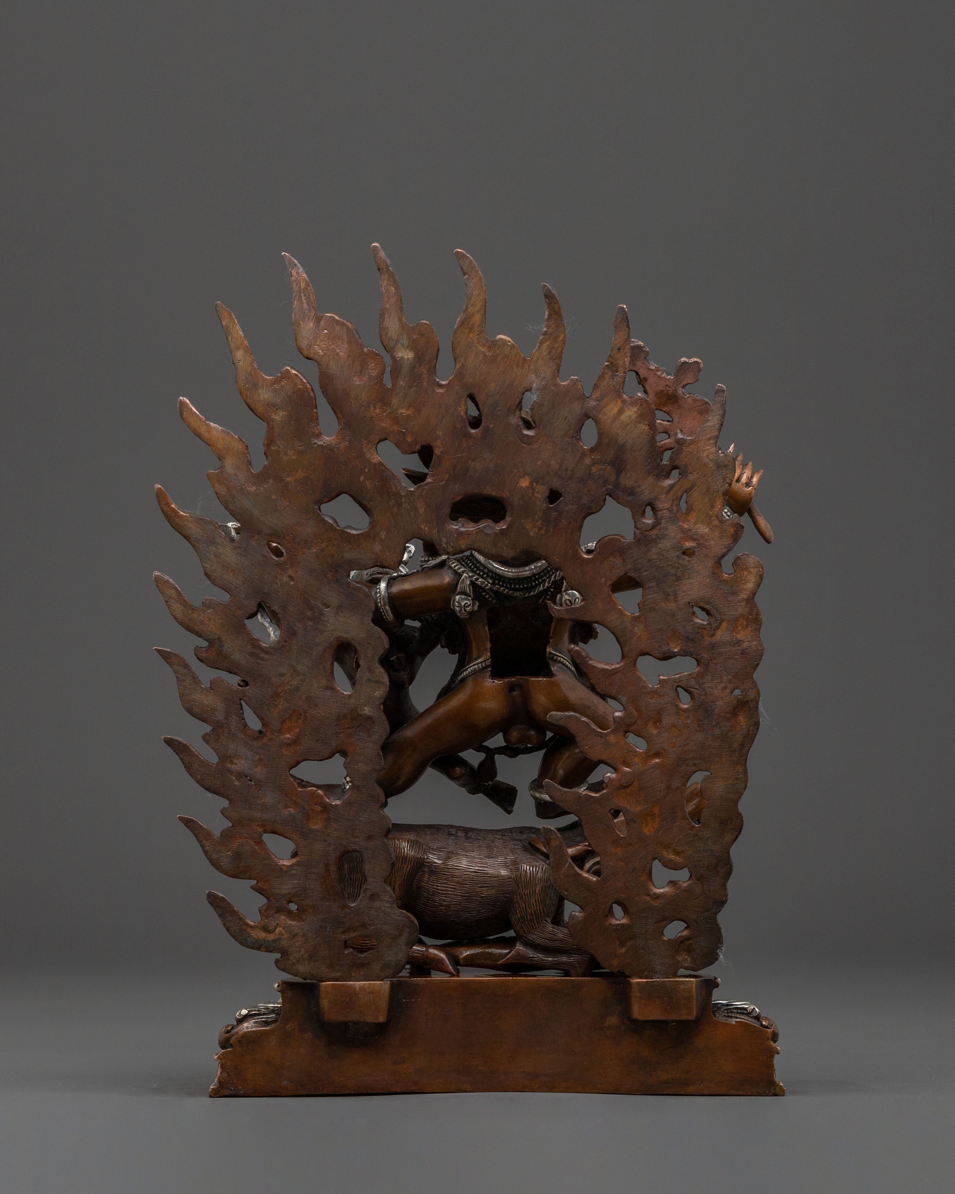 Yama Dharmaraja Statue of Death Conquest | Spiritual Icon