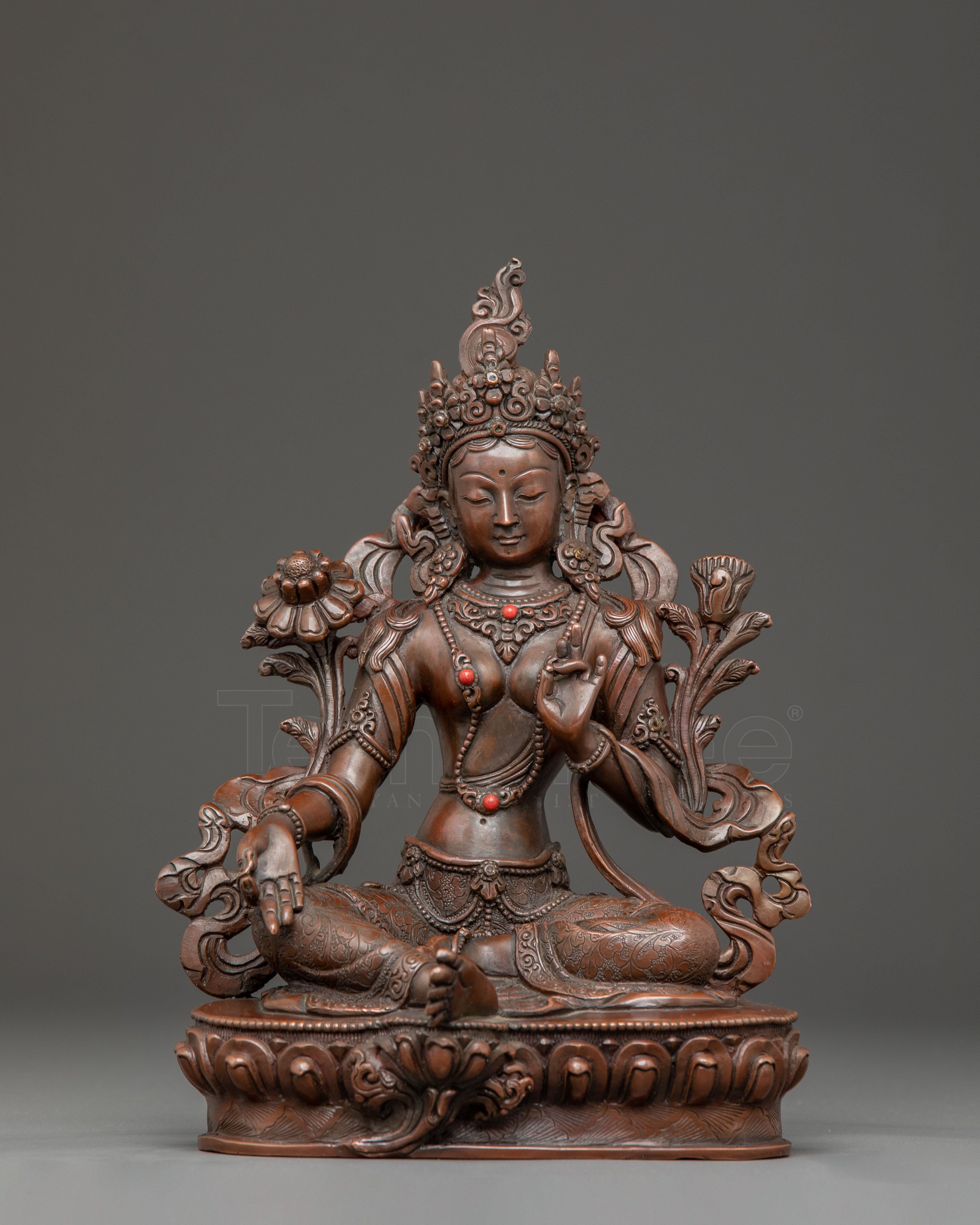 Shyama Tara Copper Statue | Mother of Liberation