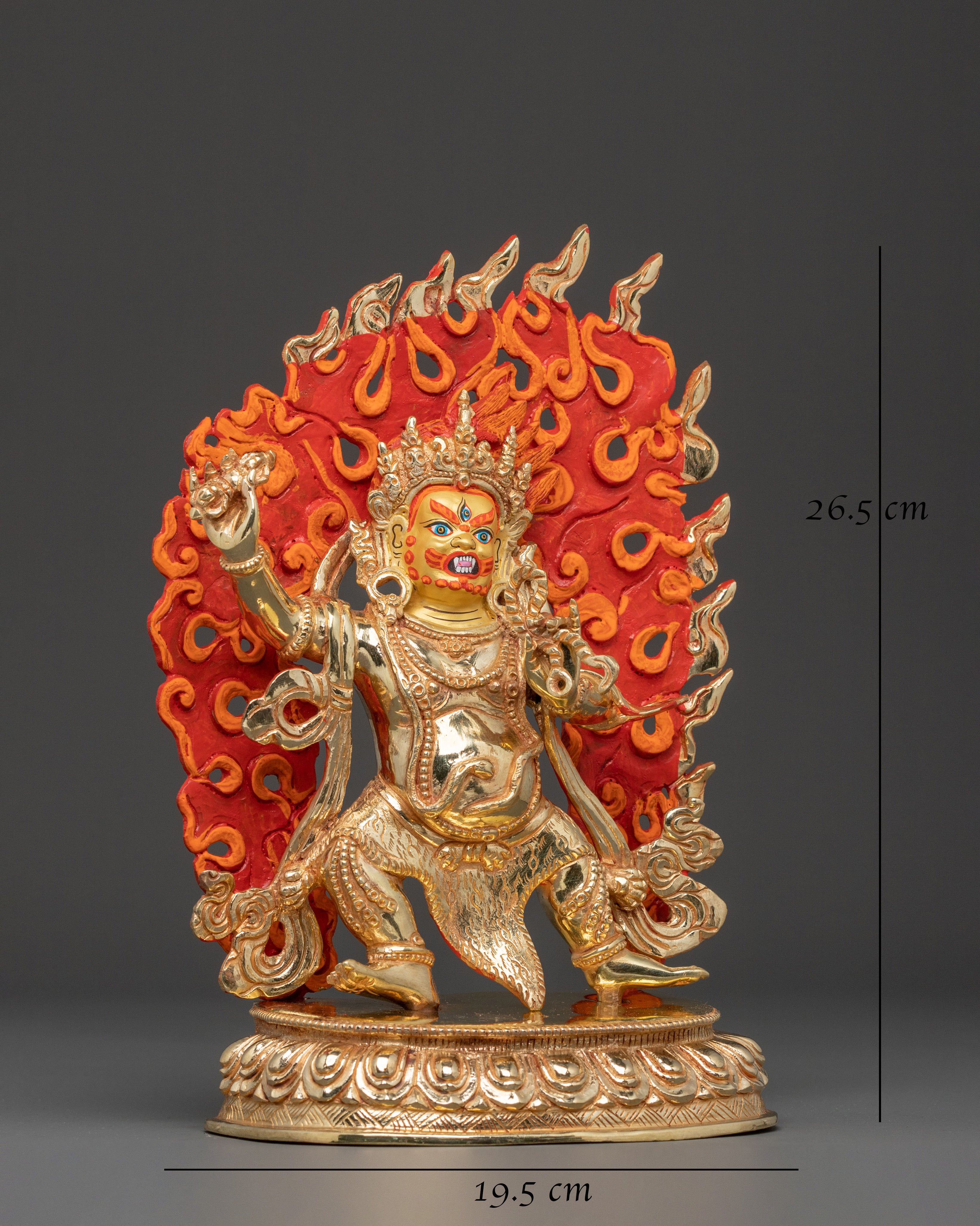 Handcrafted Vajrapani Sculpture | Wrathful Protector