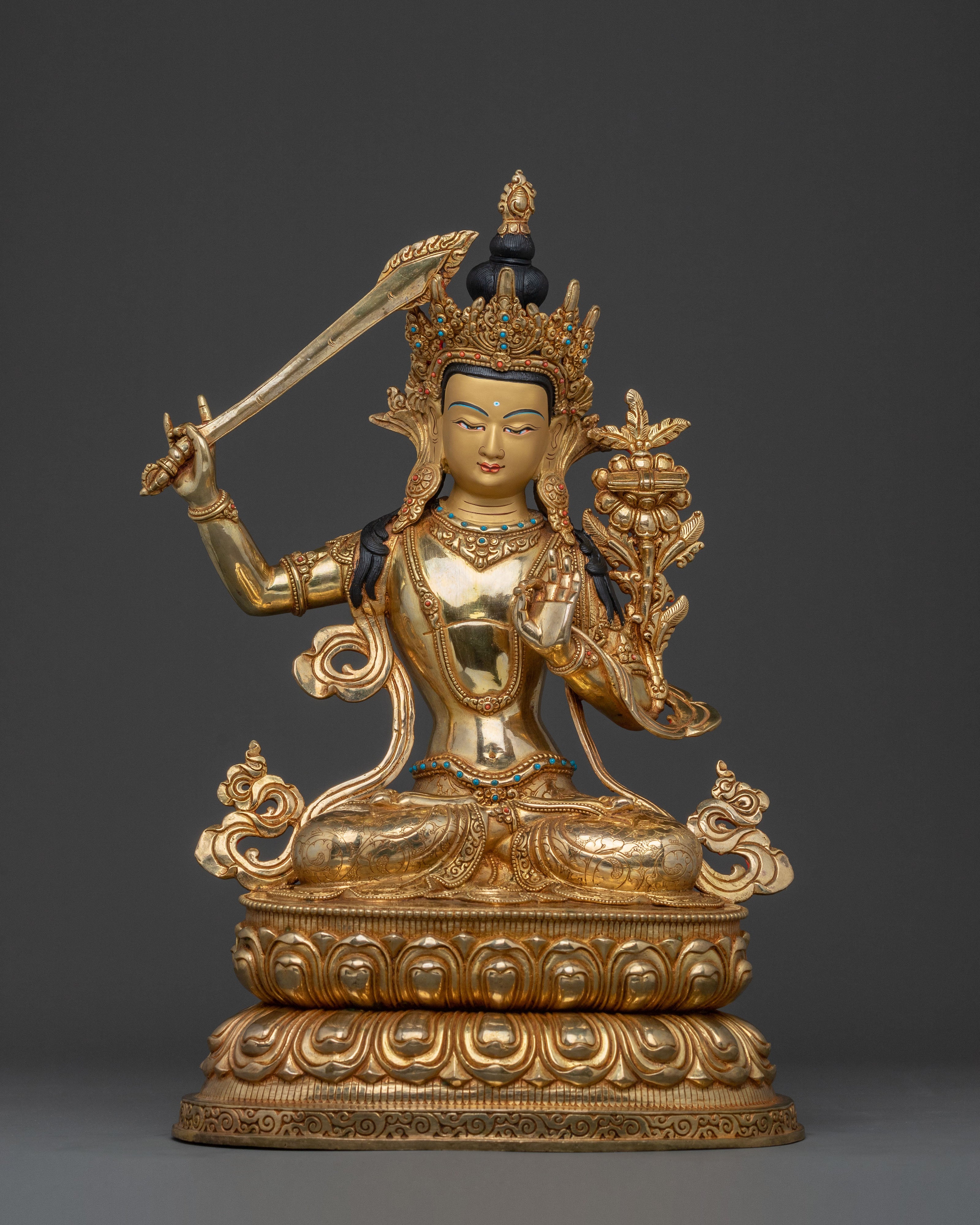 Manjushri Spiritual Statue | Wisdom Bodhisattva