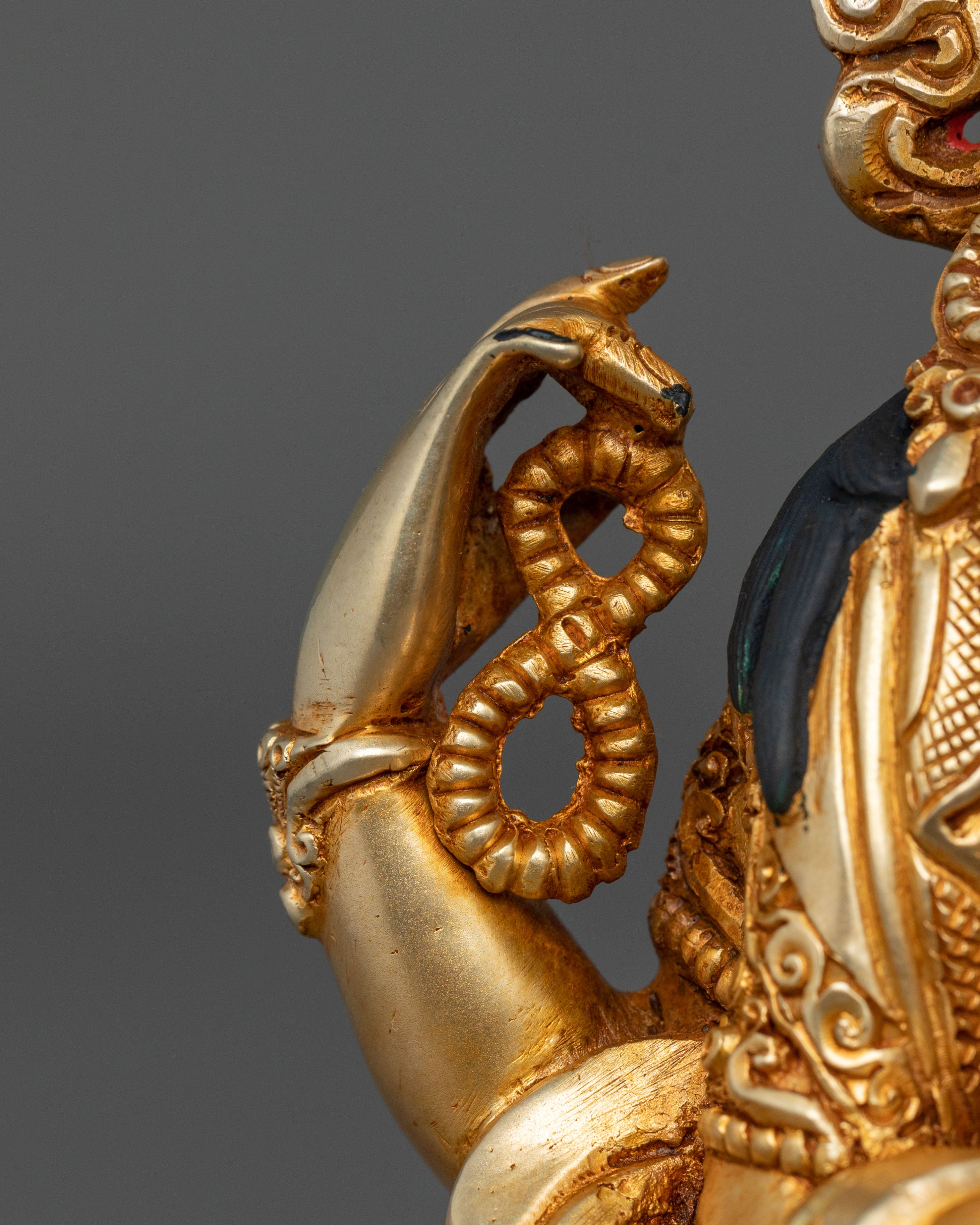 Four Armed Chenrezig Copper Sculpture | Home Decor