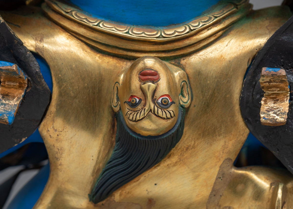 Buddhist Statue of Vajrakilaya | Wrathful Deity for Removing Obstacles