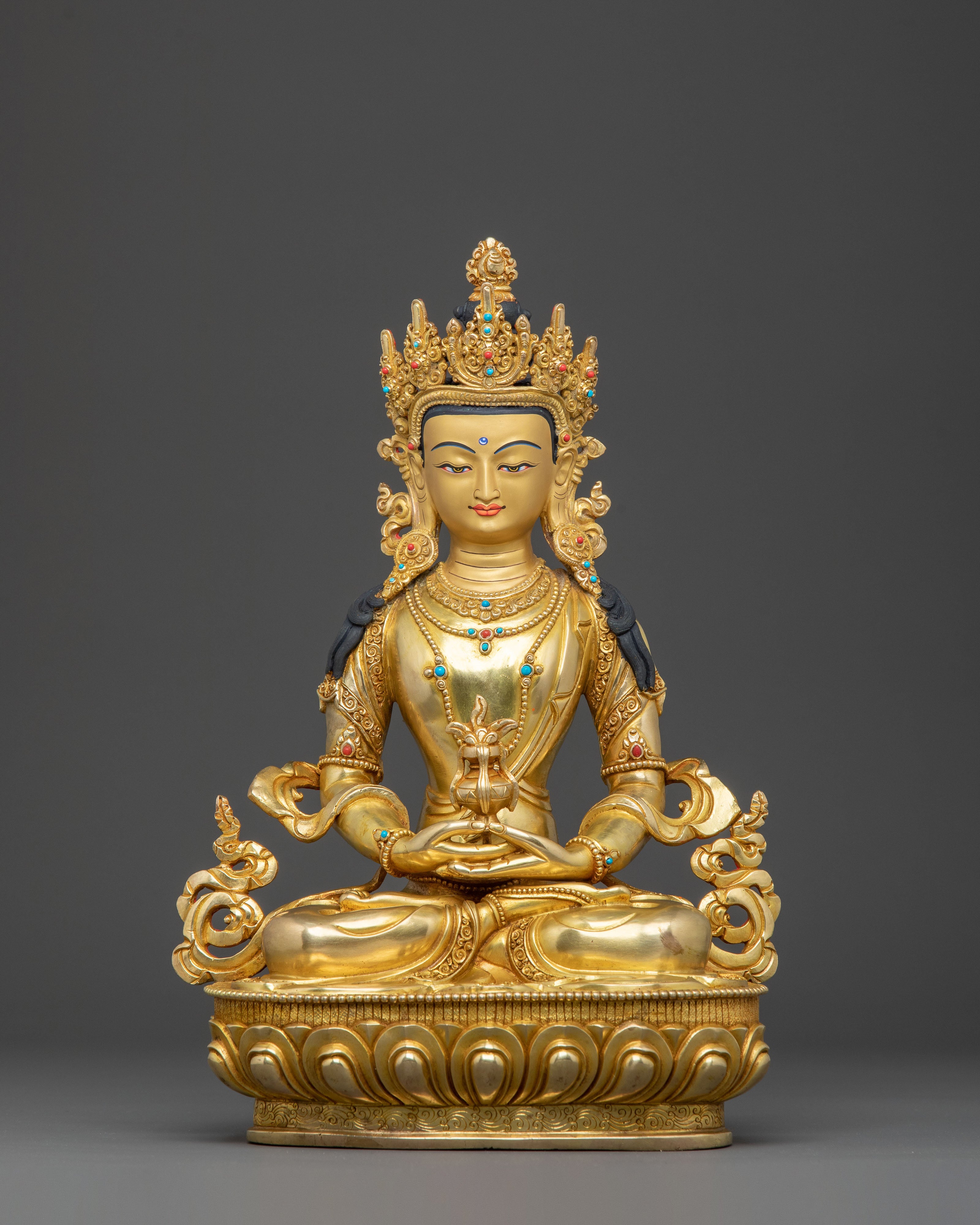Radiant Amitayus Spiritual Statue | Longevity Icon