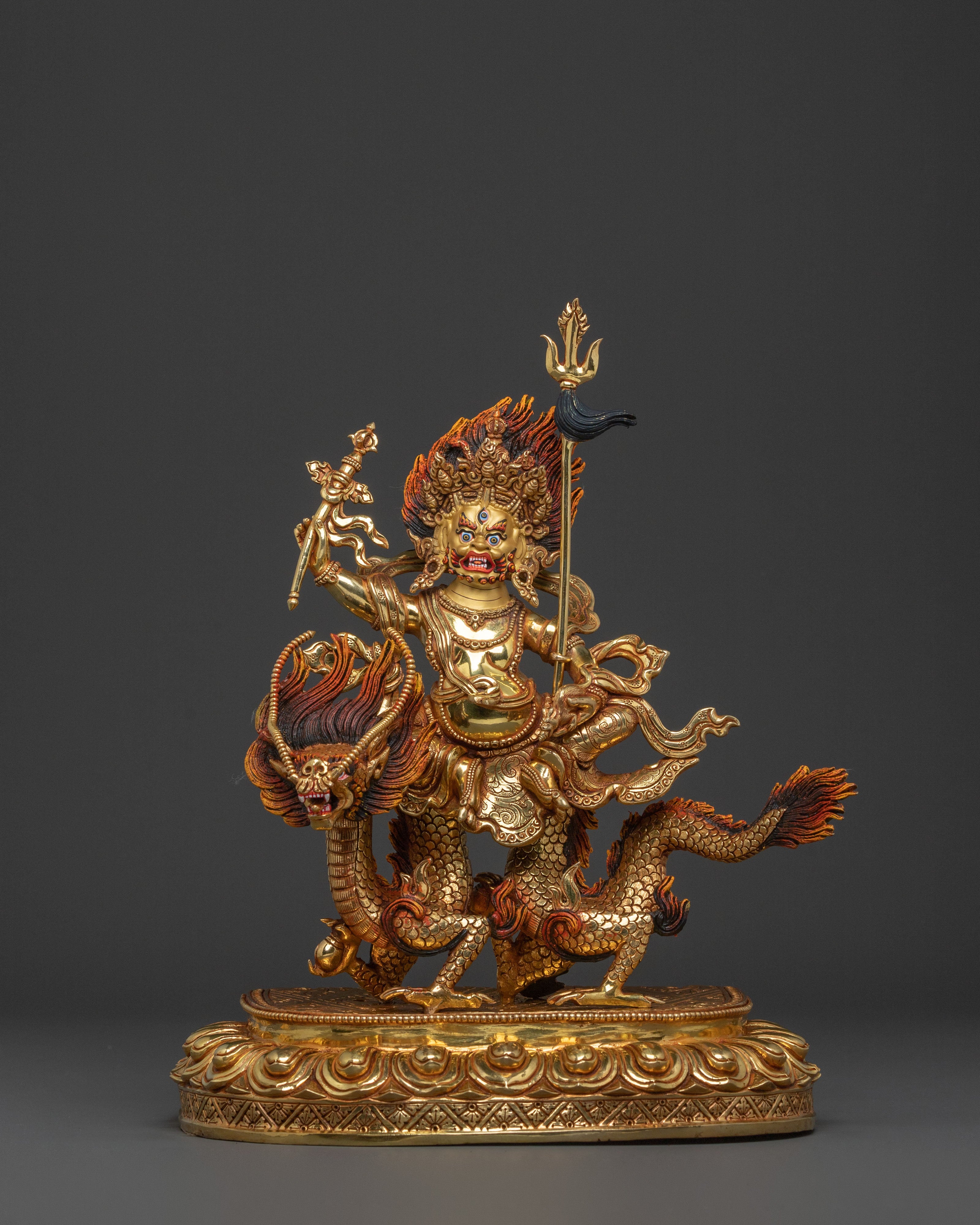 White Dzambhala Sacred Statue | Wealth God
