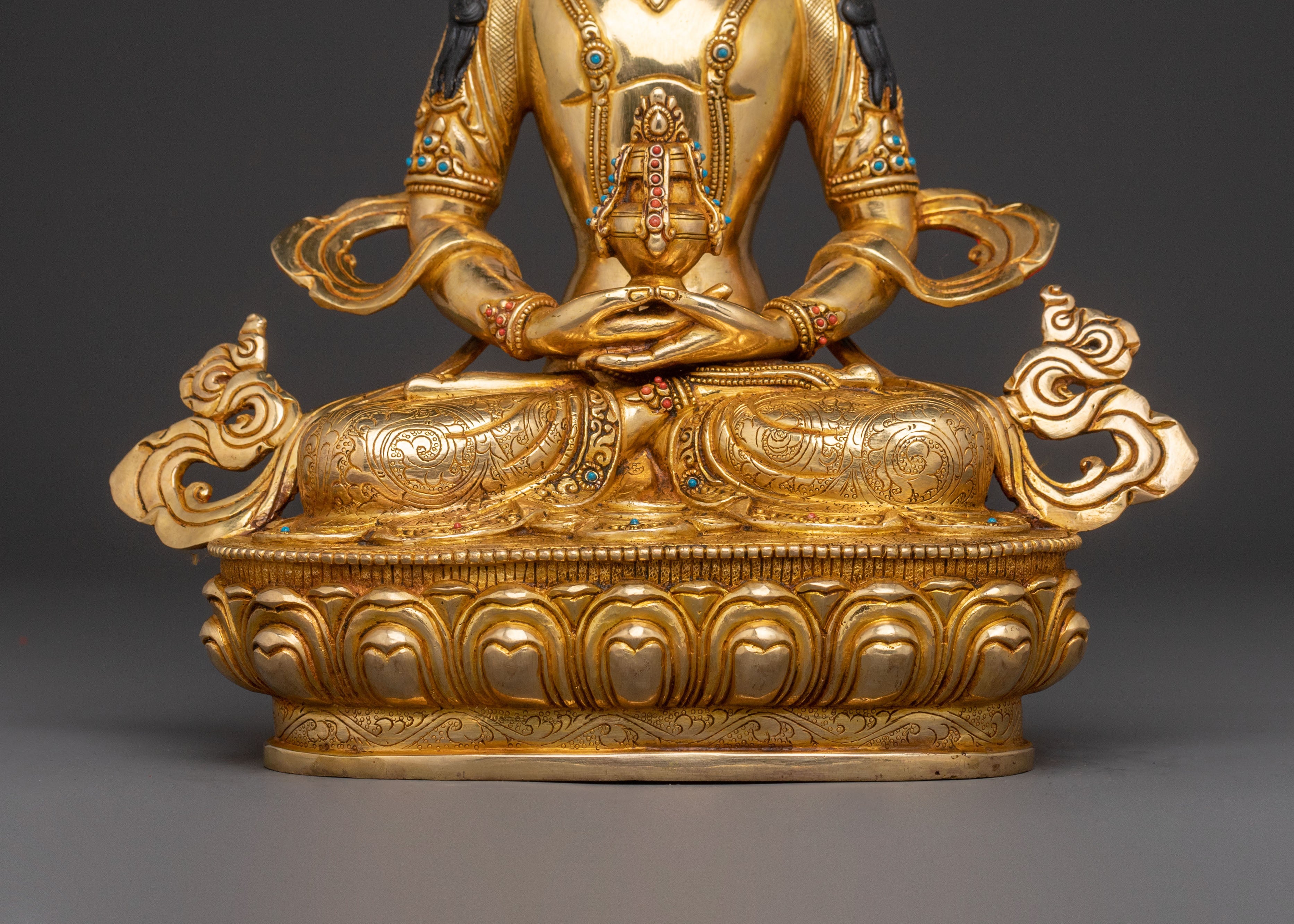 Amitayus Compassion Longevity Statue | Sacred Tibetan Artwork