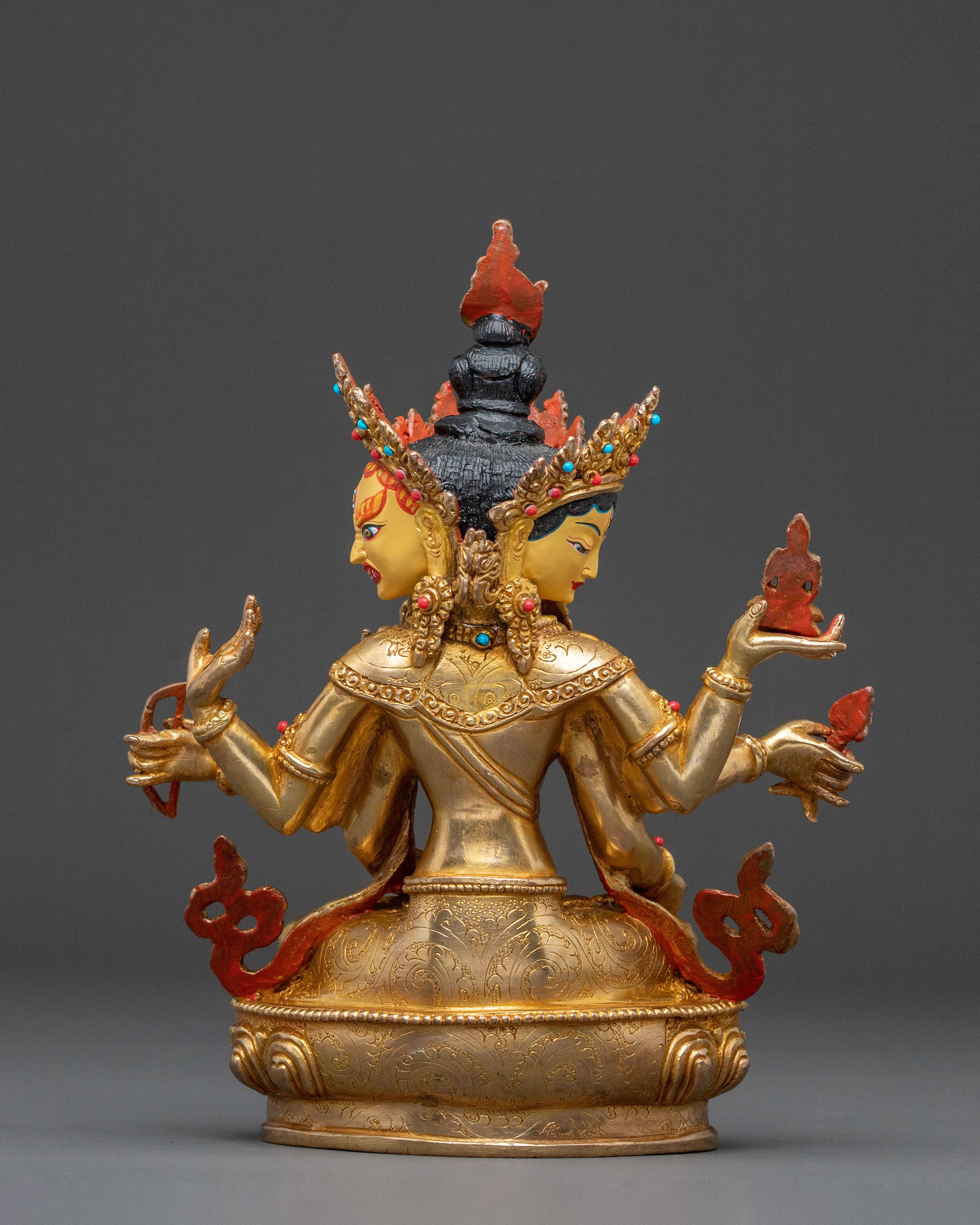 Namgyalma 24k Gold Gilded Statue| Enlightened Icon