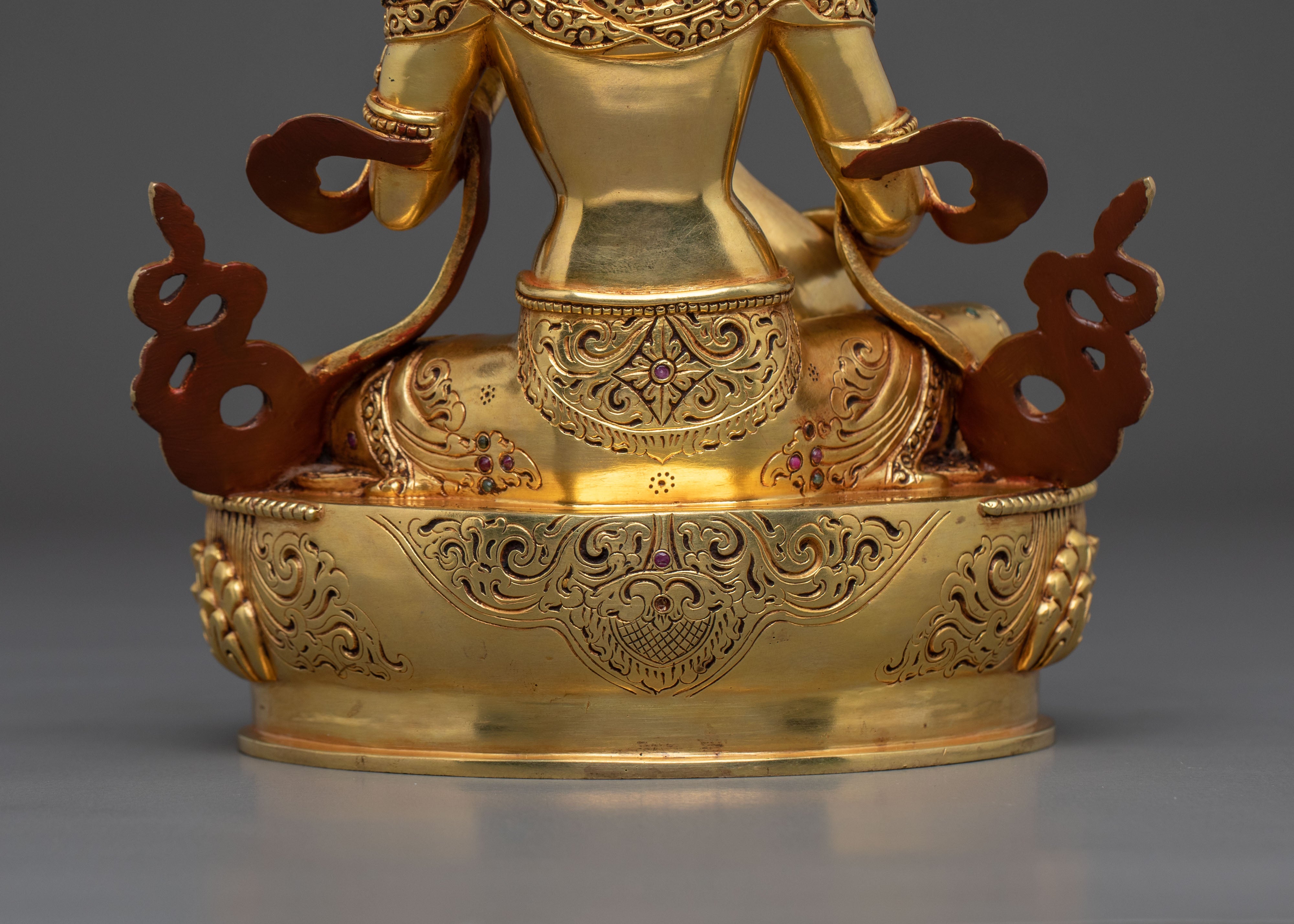 Devi Saraswati Sacred Statue | 24K Gold Gilded