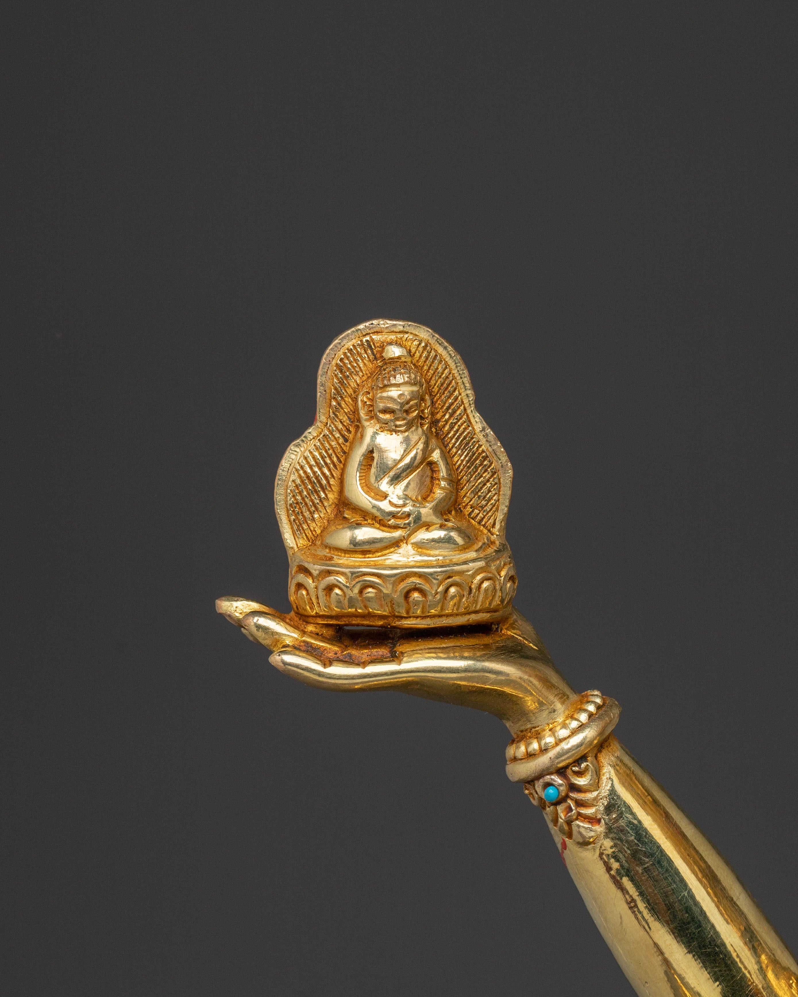 Golden Namgyalma Spiritual Statue | Goddess of Long Life and Purification