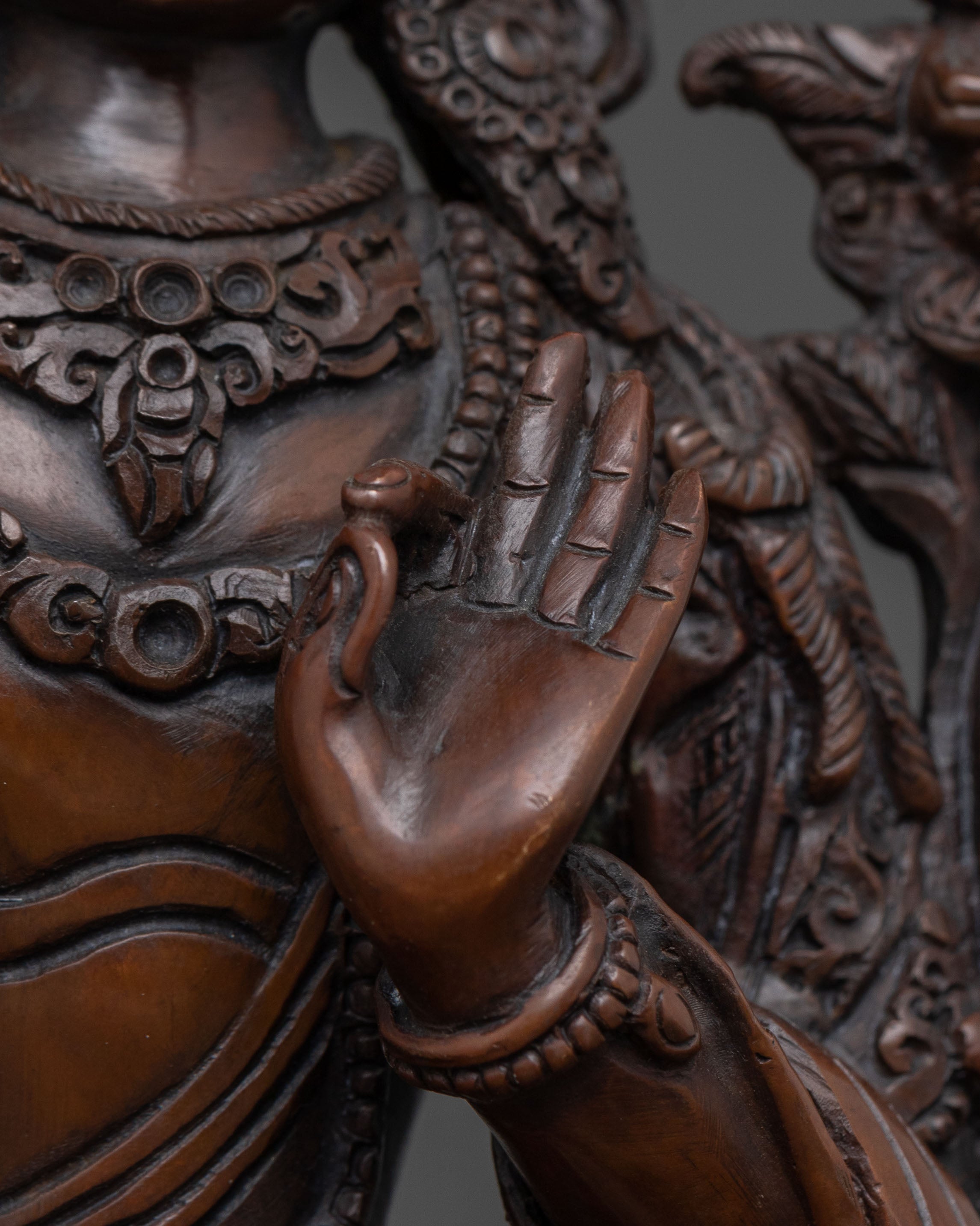 Flaming Sword Manjushri Statue | Bodhisattva of Wisdom