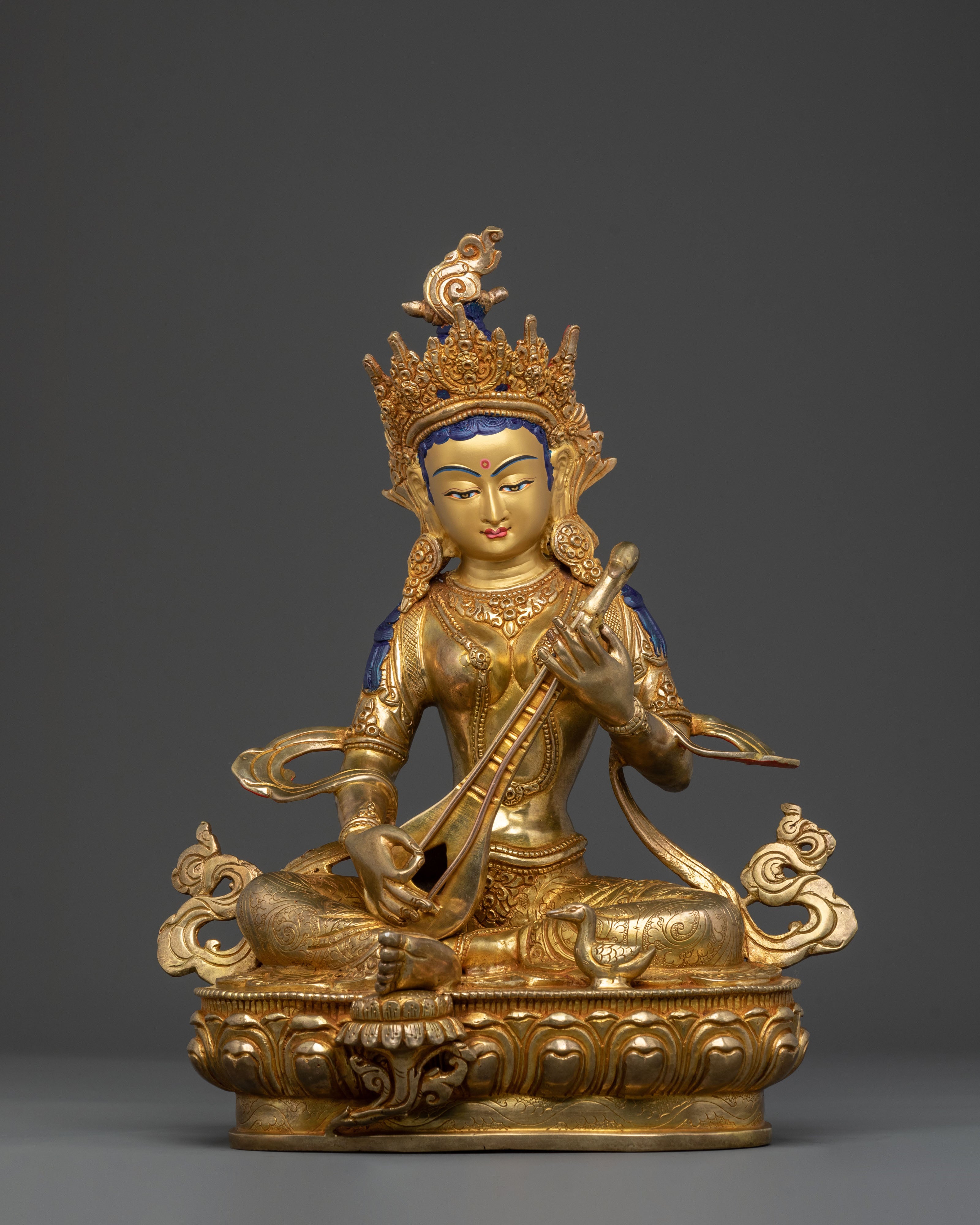 Goddess Saraswati Handcrafted Statue | Goddess of Wisdom