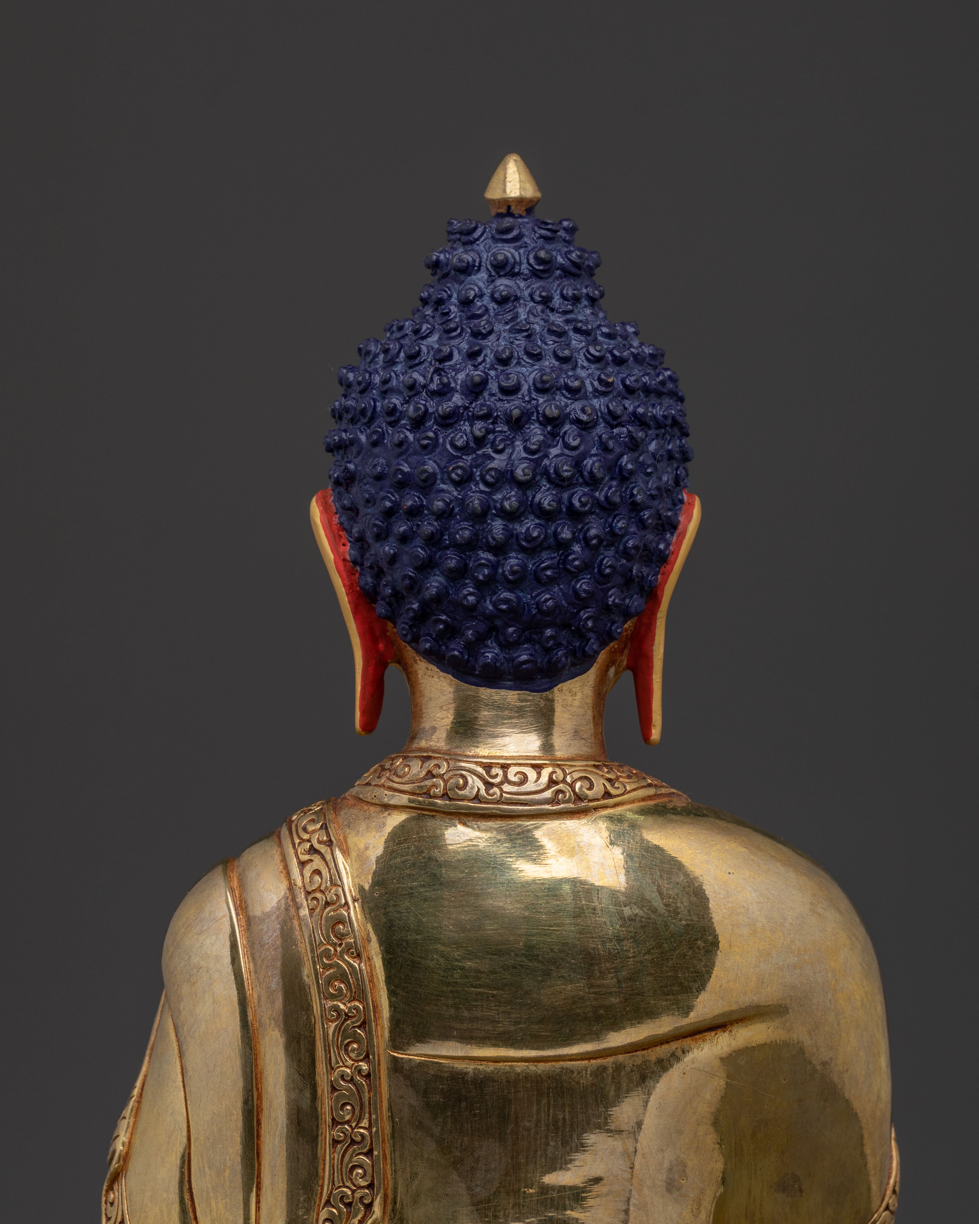 Ratnasambhava: 24K Gold Gilded Spiritual Statue