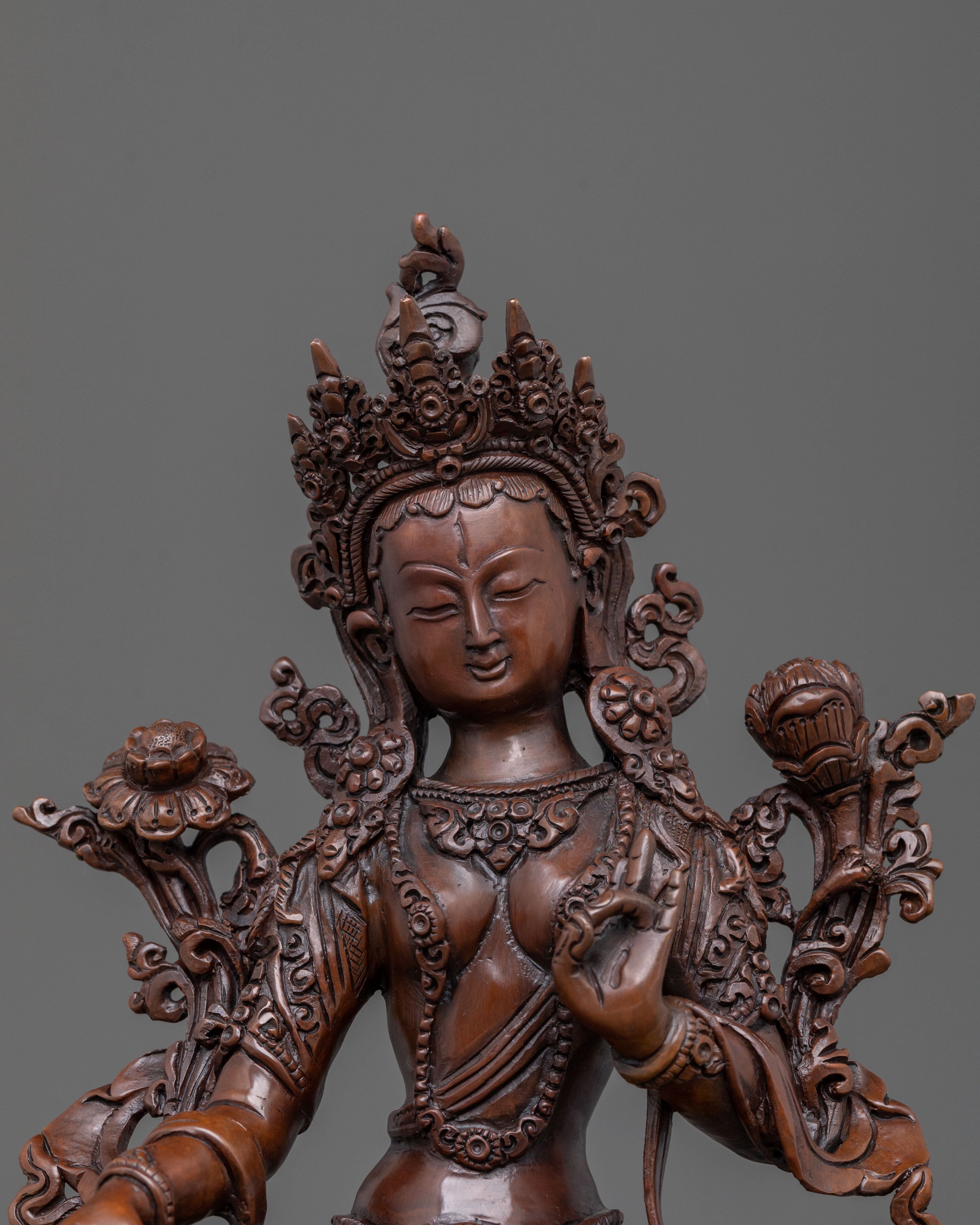 Sacred White Tara Compassion Sculpture