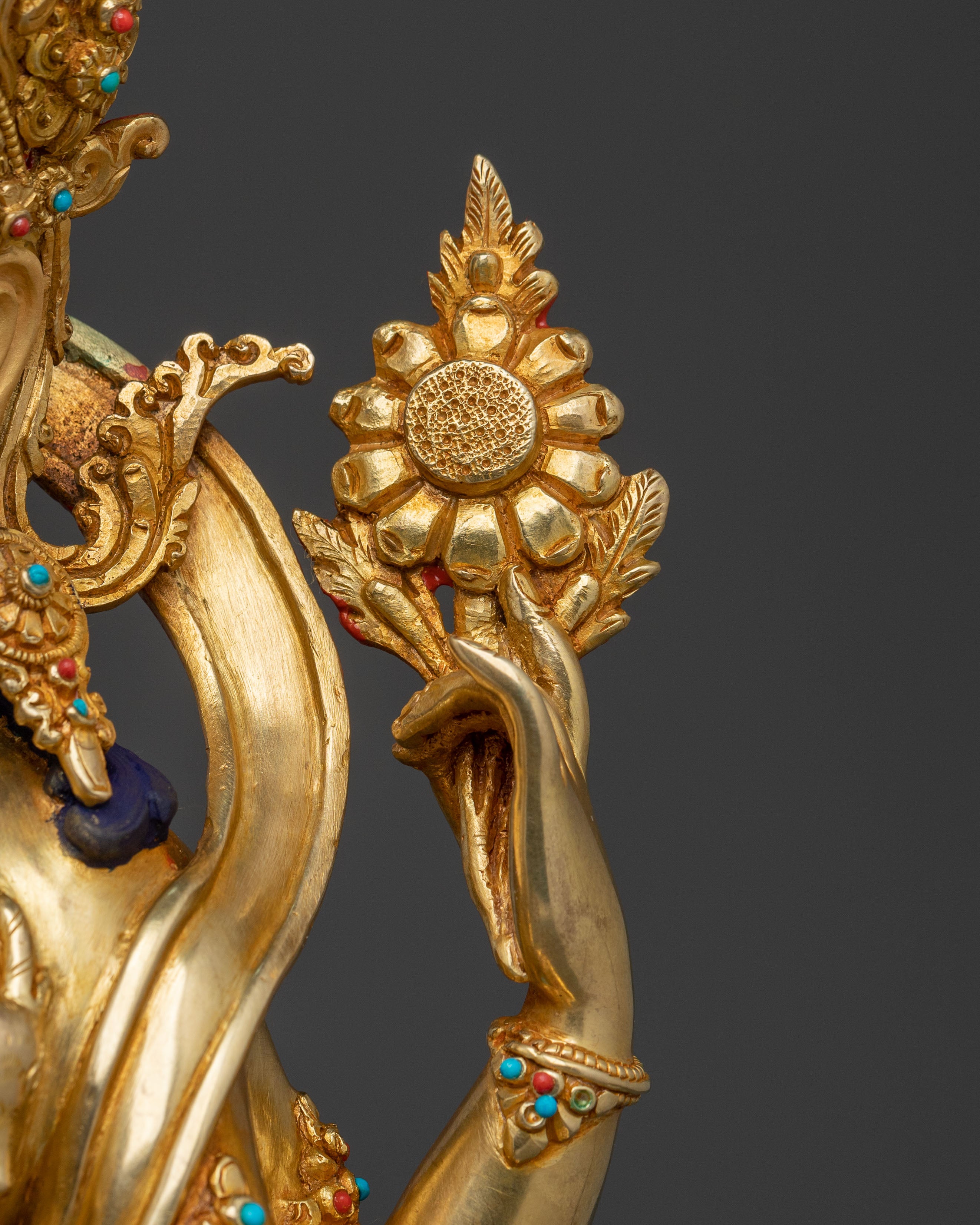 Four Armed Chenrezig Handcrafted Statue