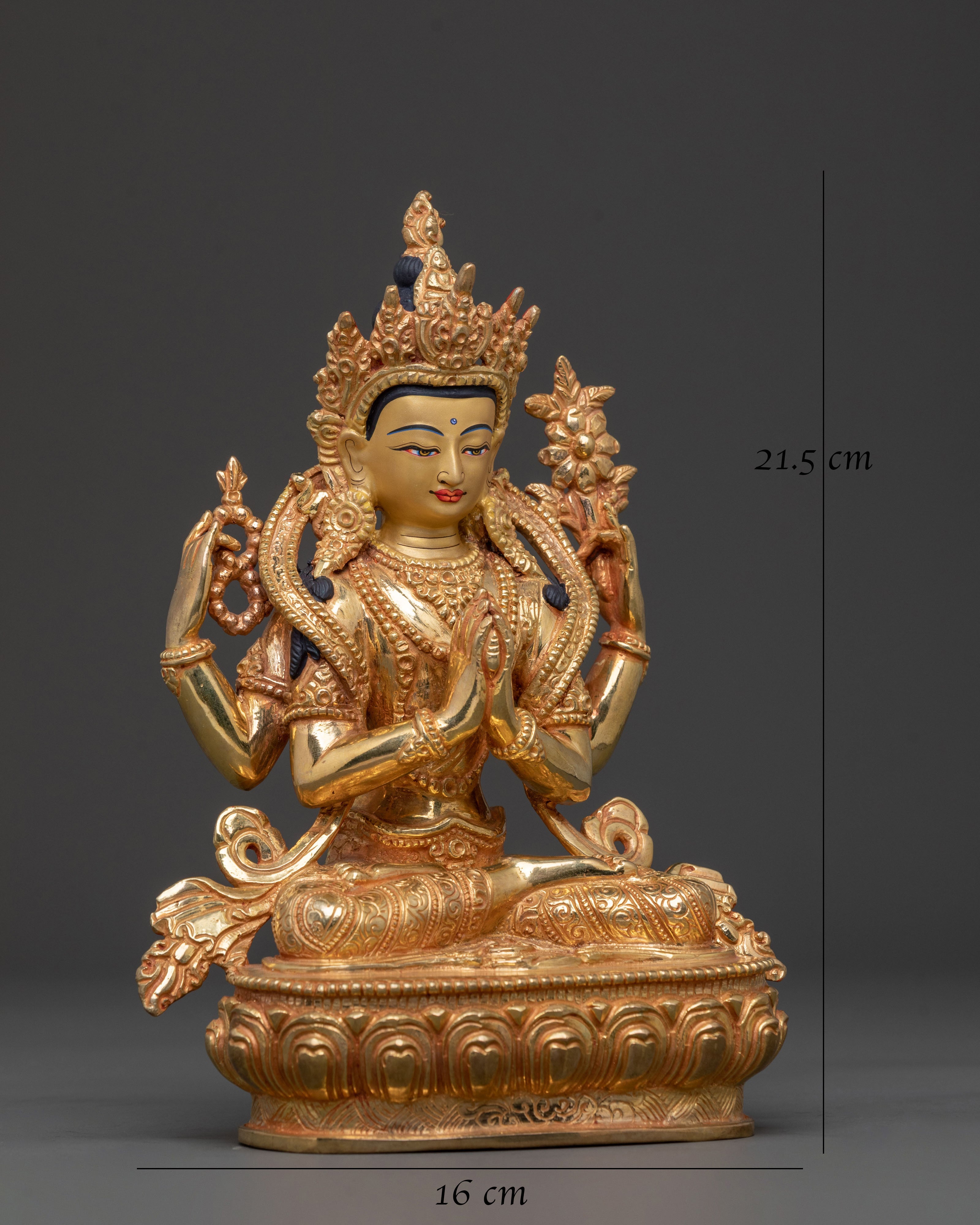 Four Armed Chenrezig Statue | Universal Compassion