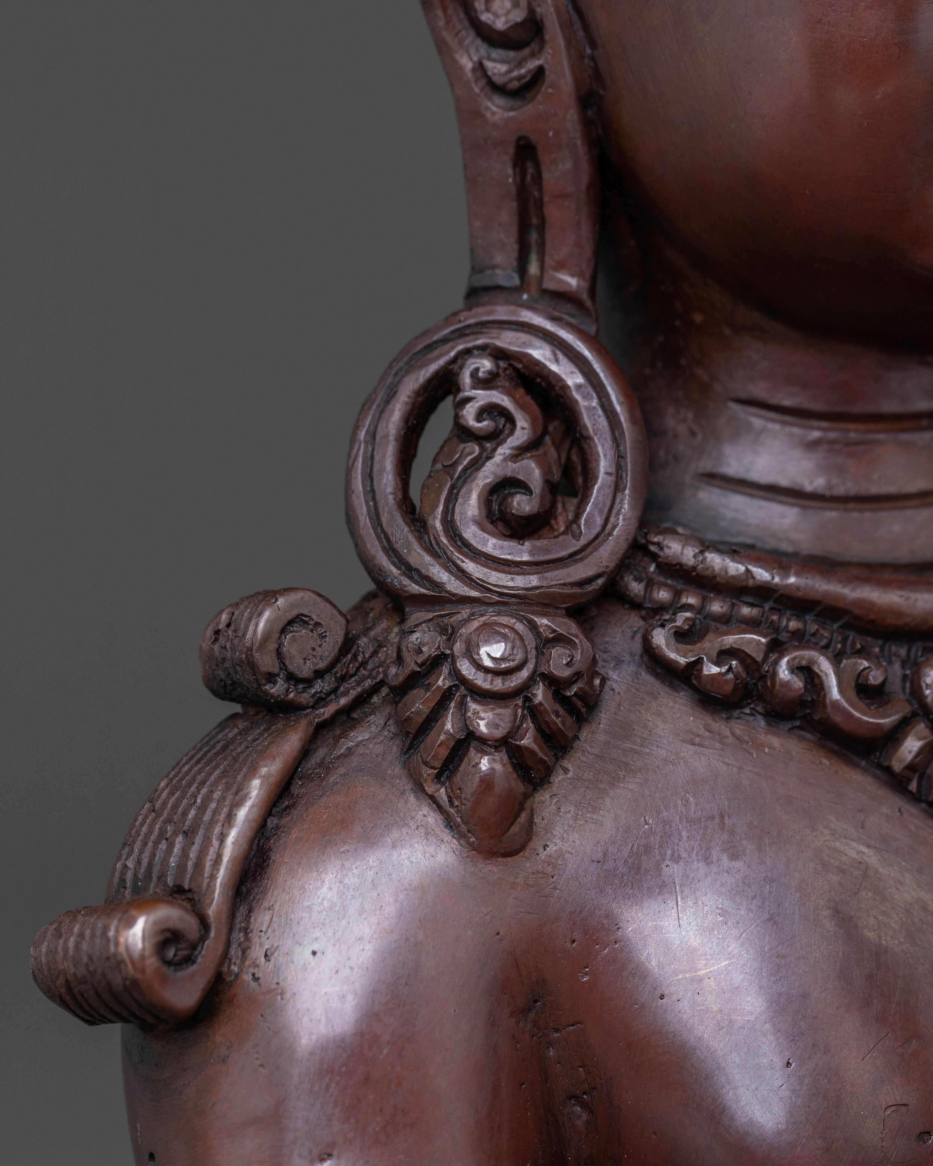 Vajrasattva Sacred Sculpture: Handcrafted Devotion