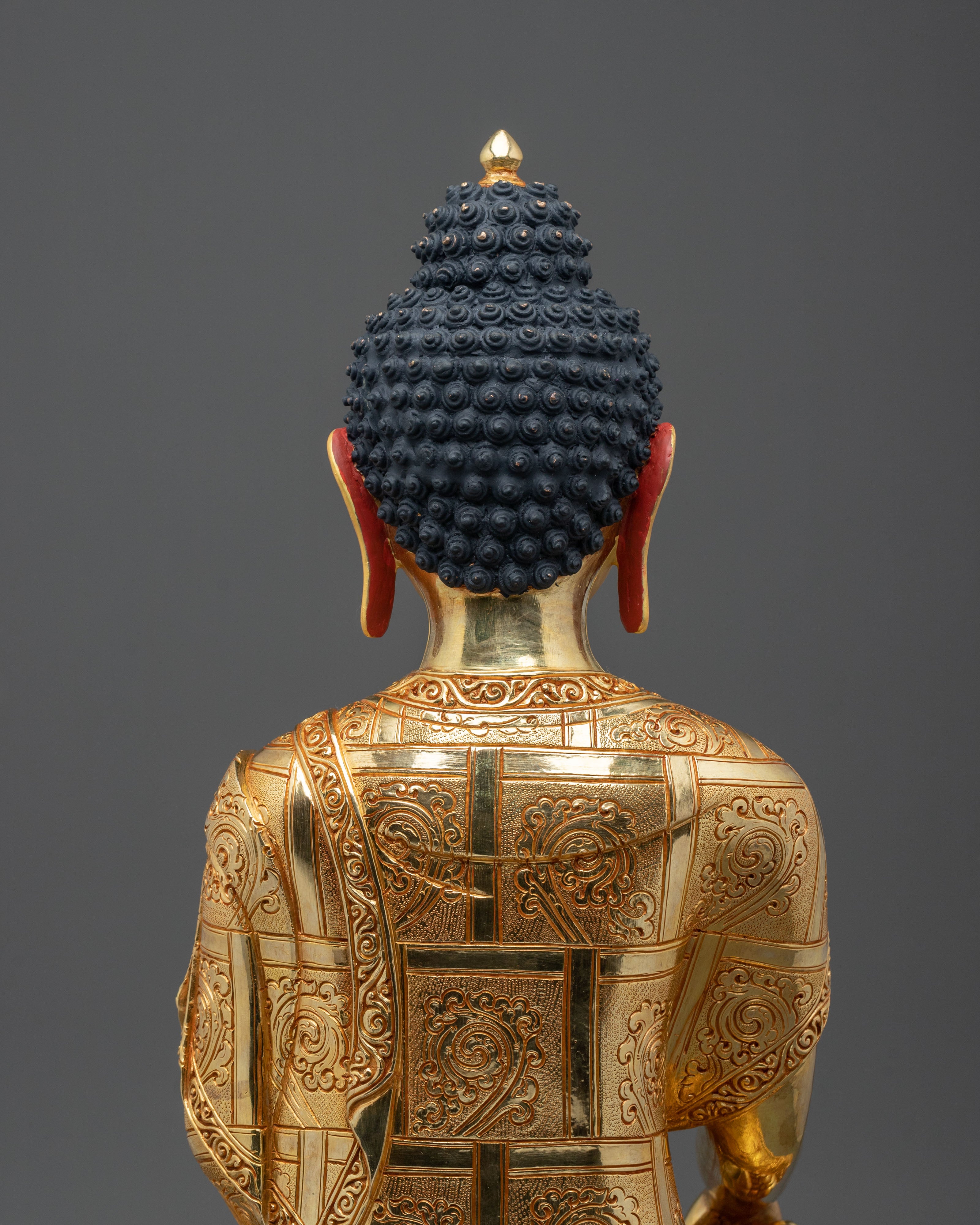 Serene Sage Shakyamuni Buddha Himalayan Sculpture