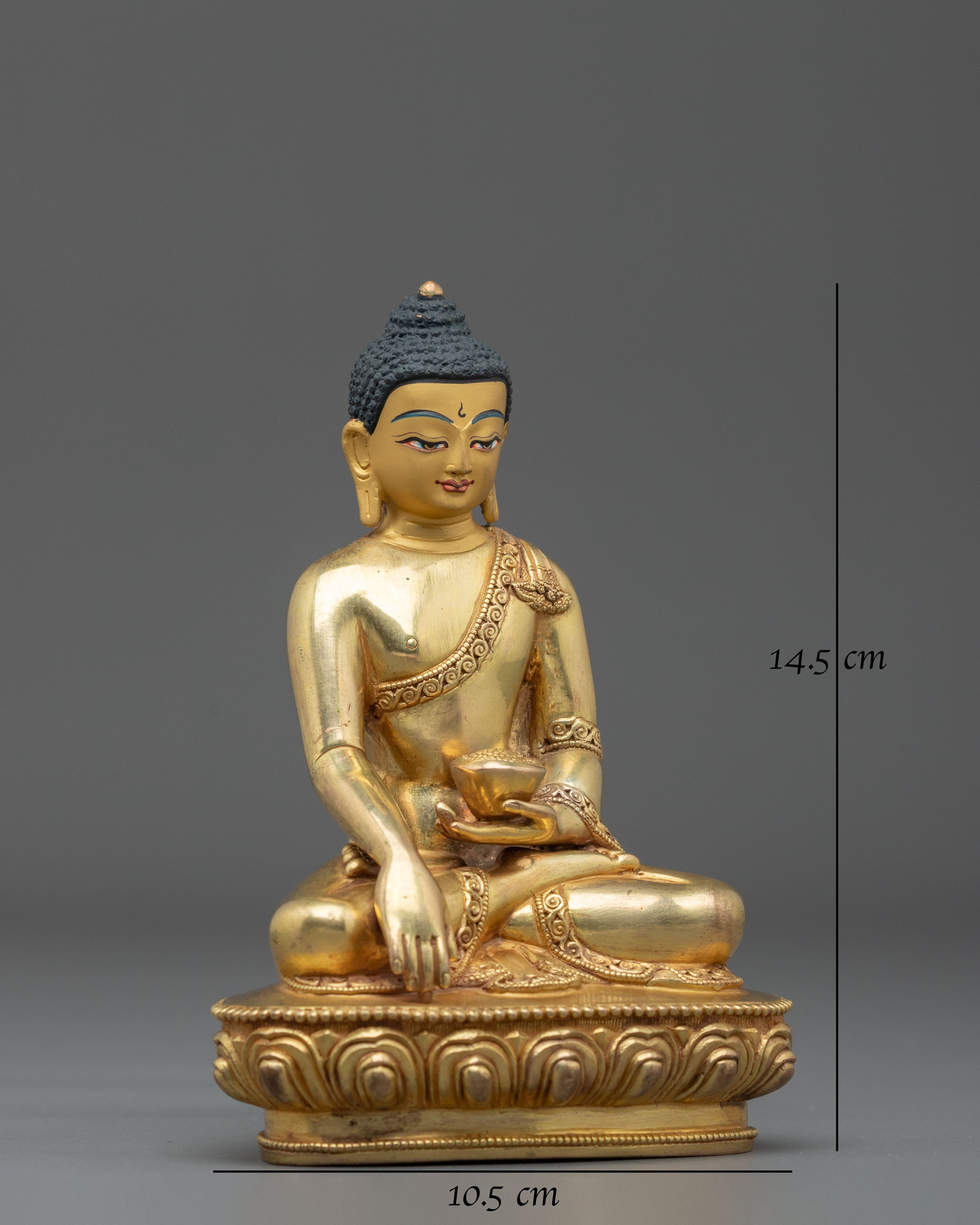 Hand-Carved Shakyamuni Buddha Statue | Copper Figurine