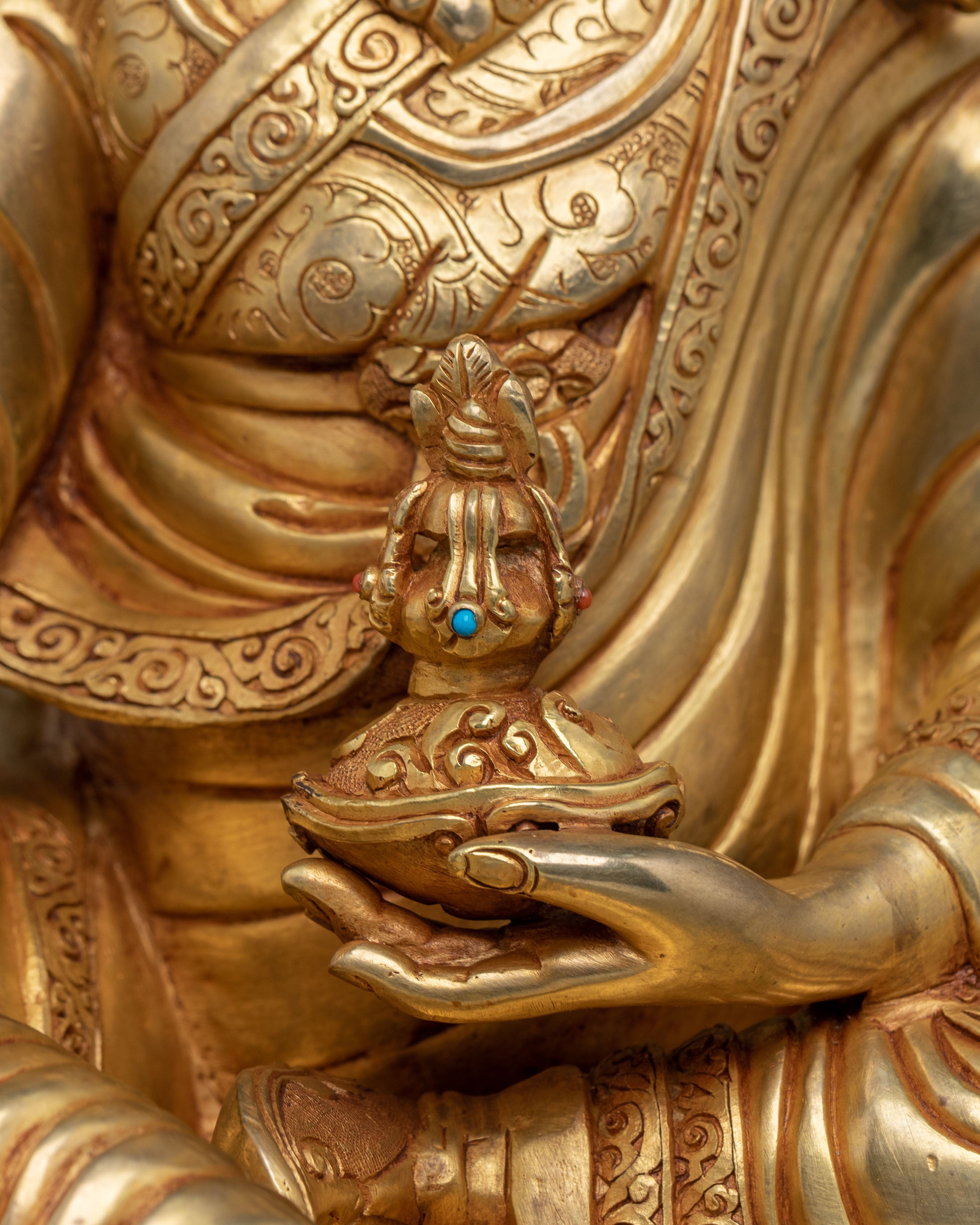 Guru Rinpoche Statue | Handcrafted Buddhist Master