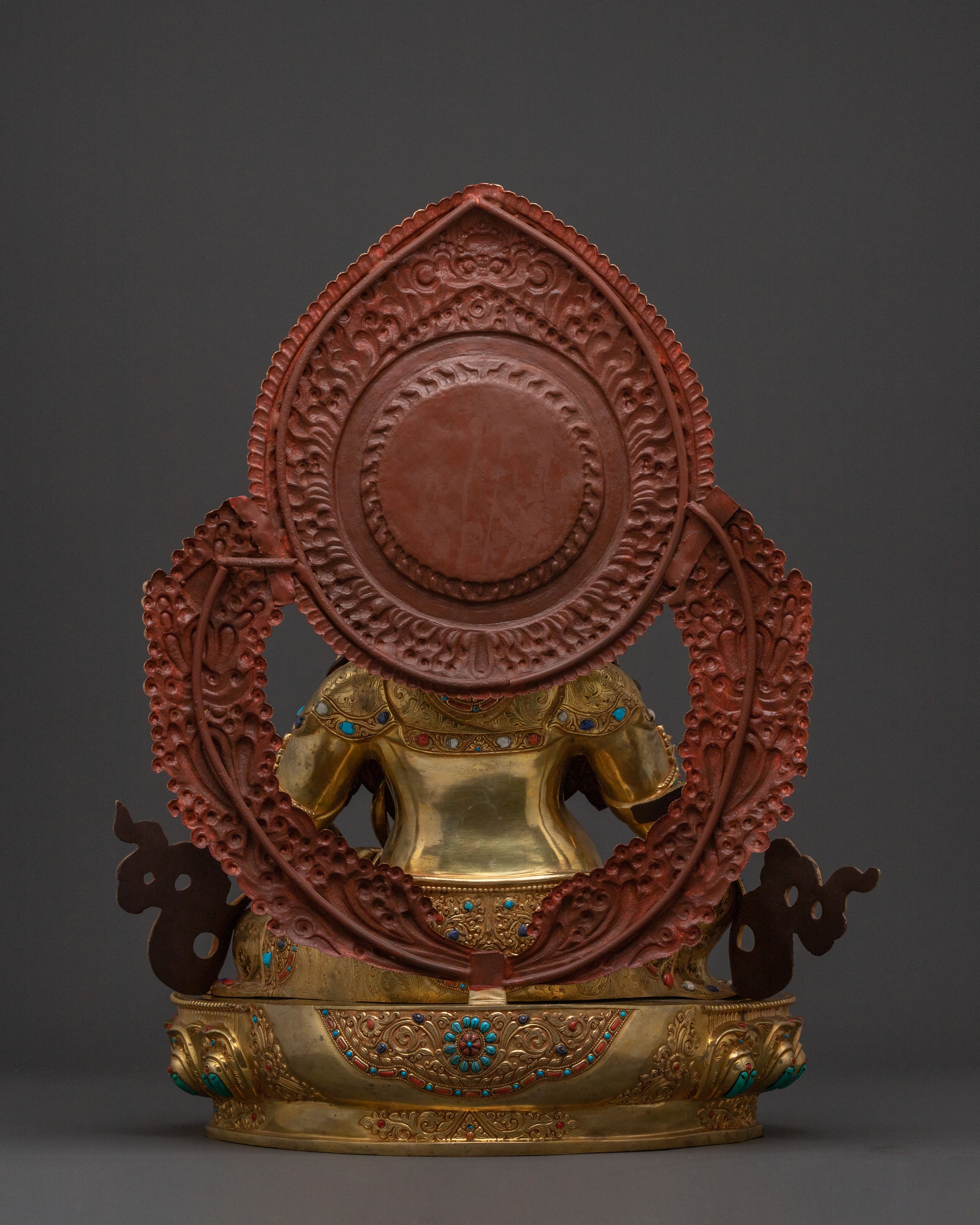 Zambhala Golden Statue | Guardian of Abundance