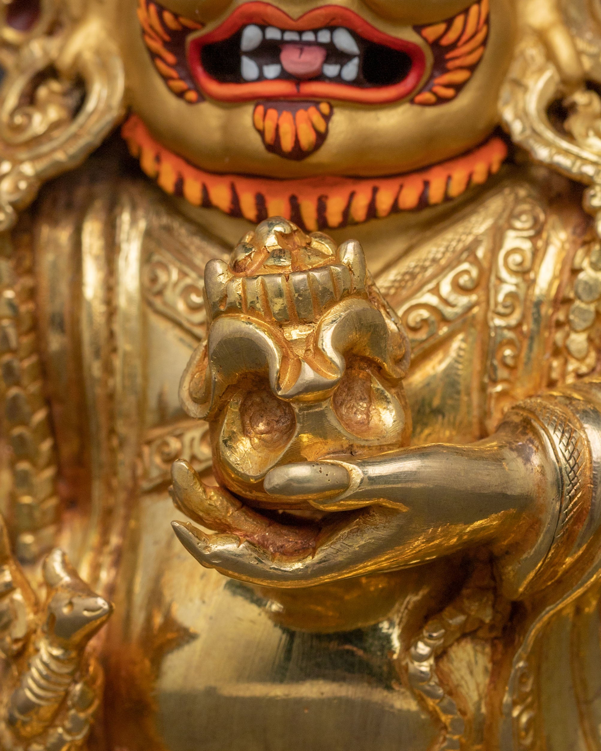 Mahakala Bernakchen Protector Statue | Divine Guardian of Wisdom
