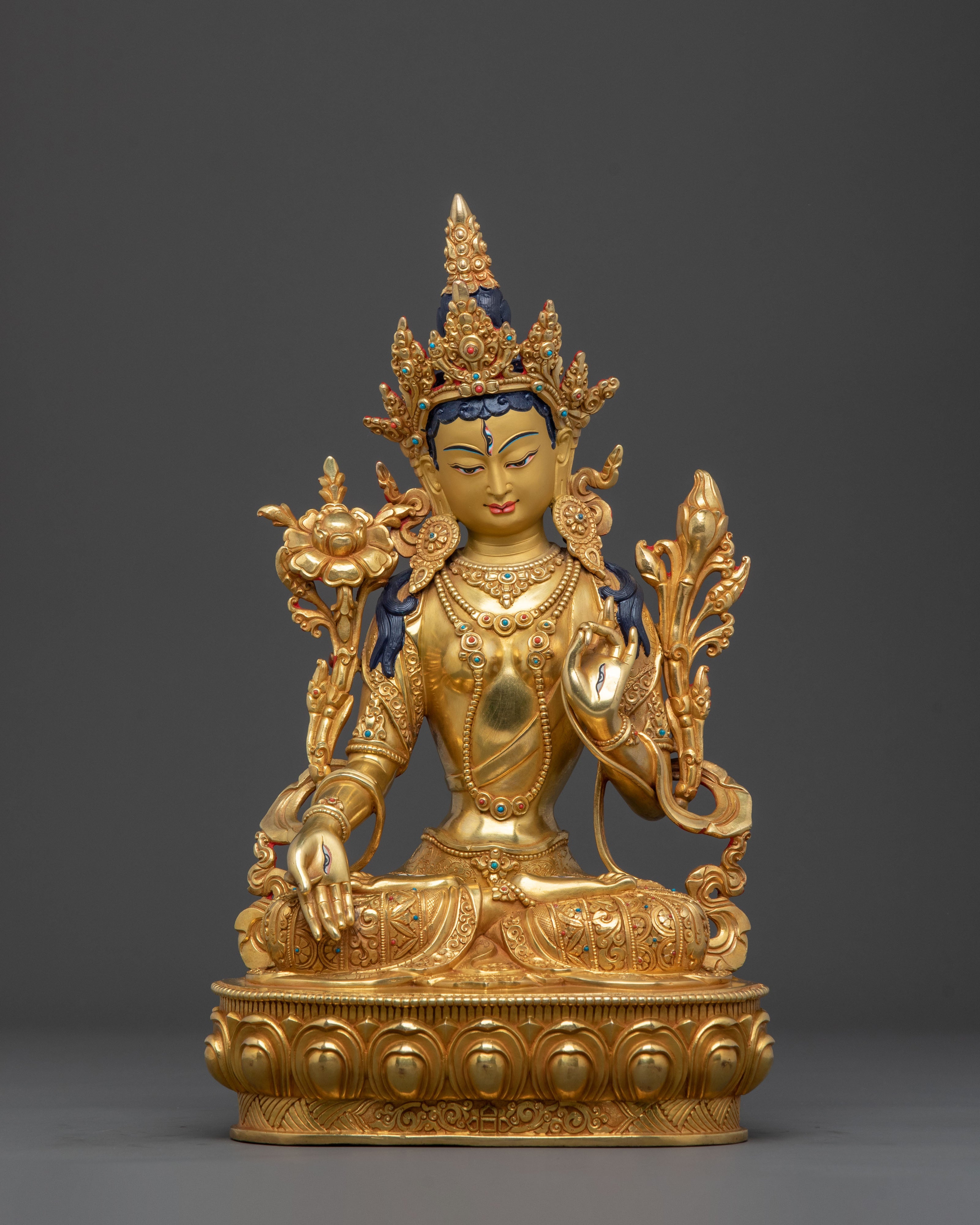White Tara Statue 