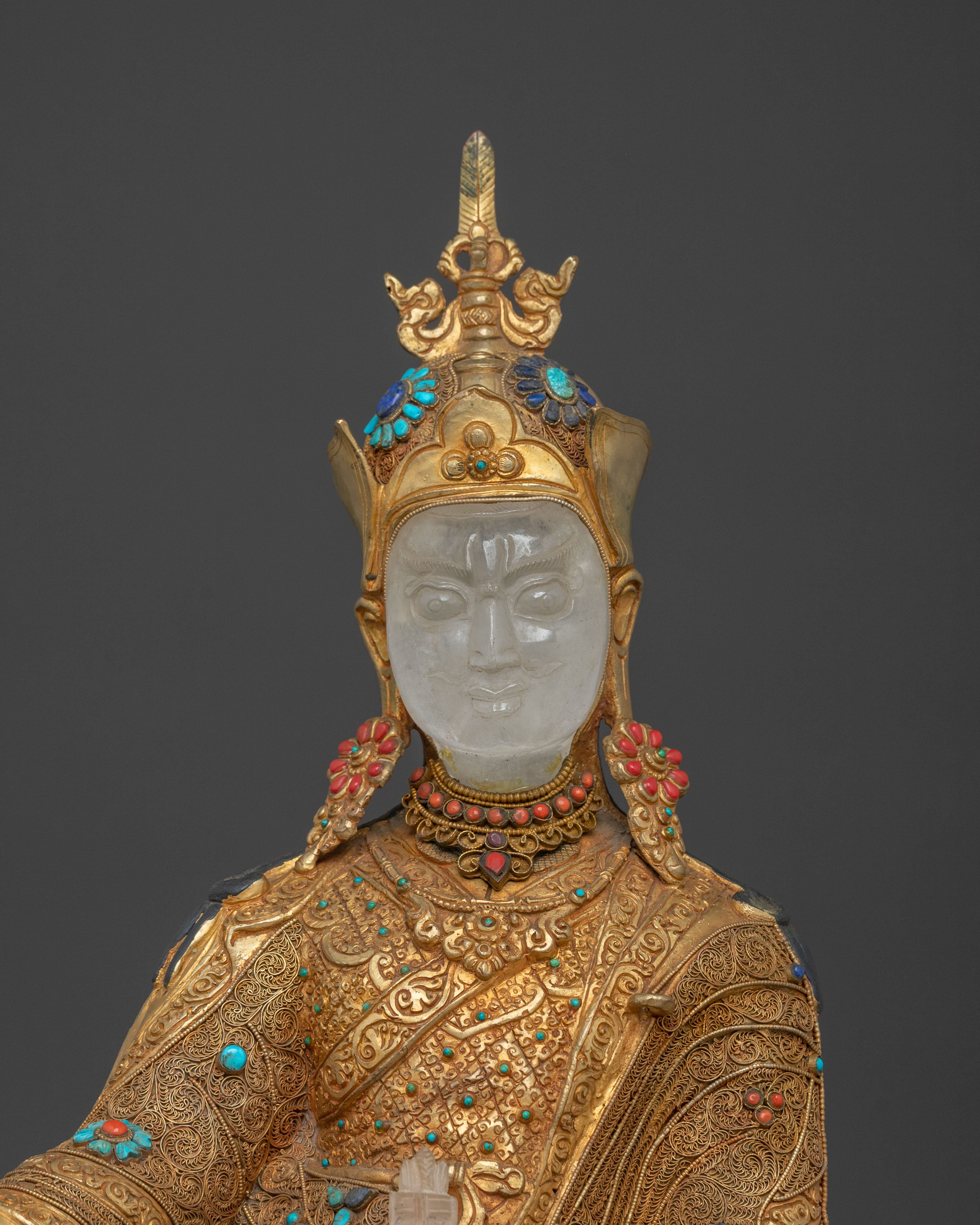 Sacred Guru Rinpoche Protection Statue