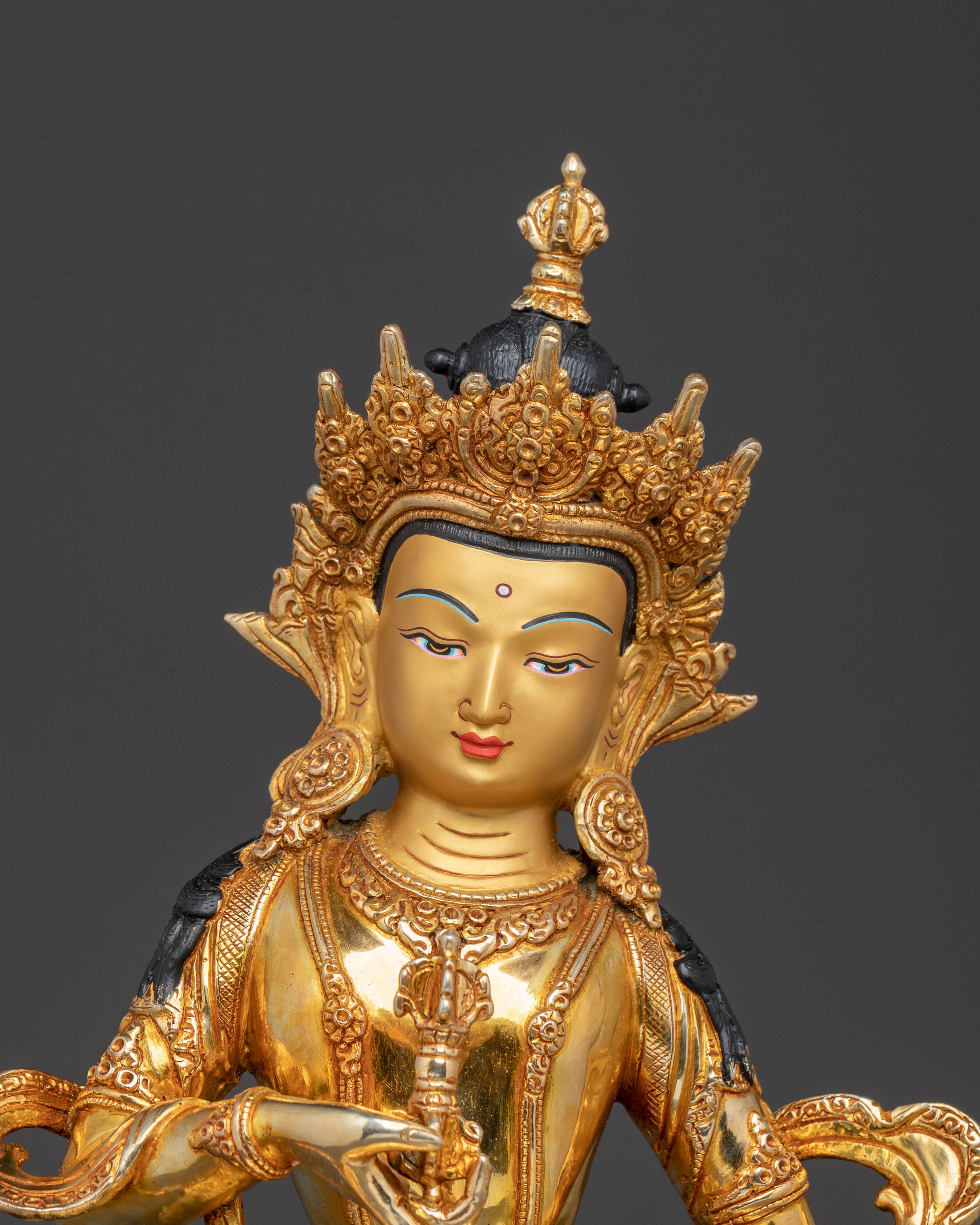Vajrasattva Bodhisattva Copper Statue – Purely Gilded Artistry
