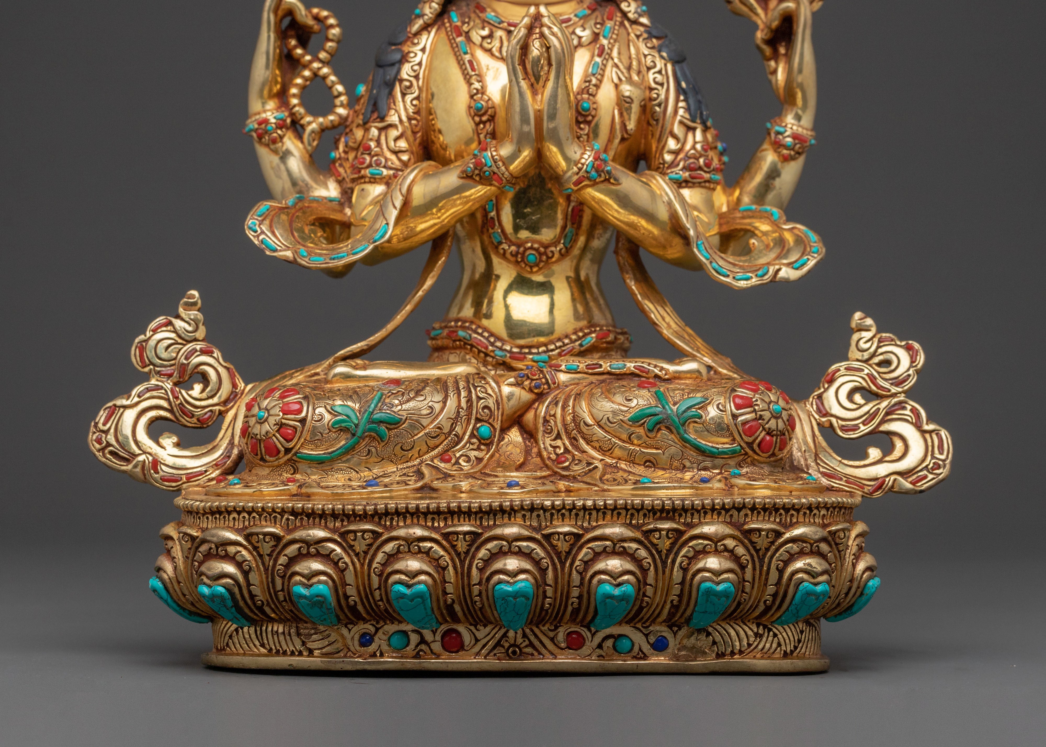 Chenrezig Sacred Statue | Altar Home Decor