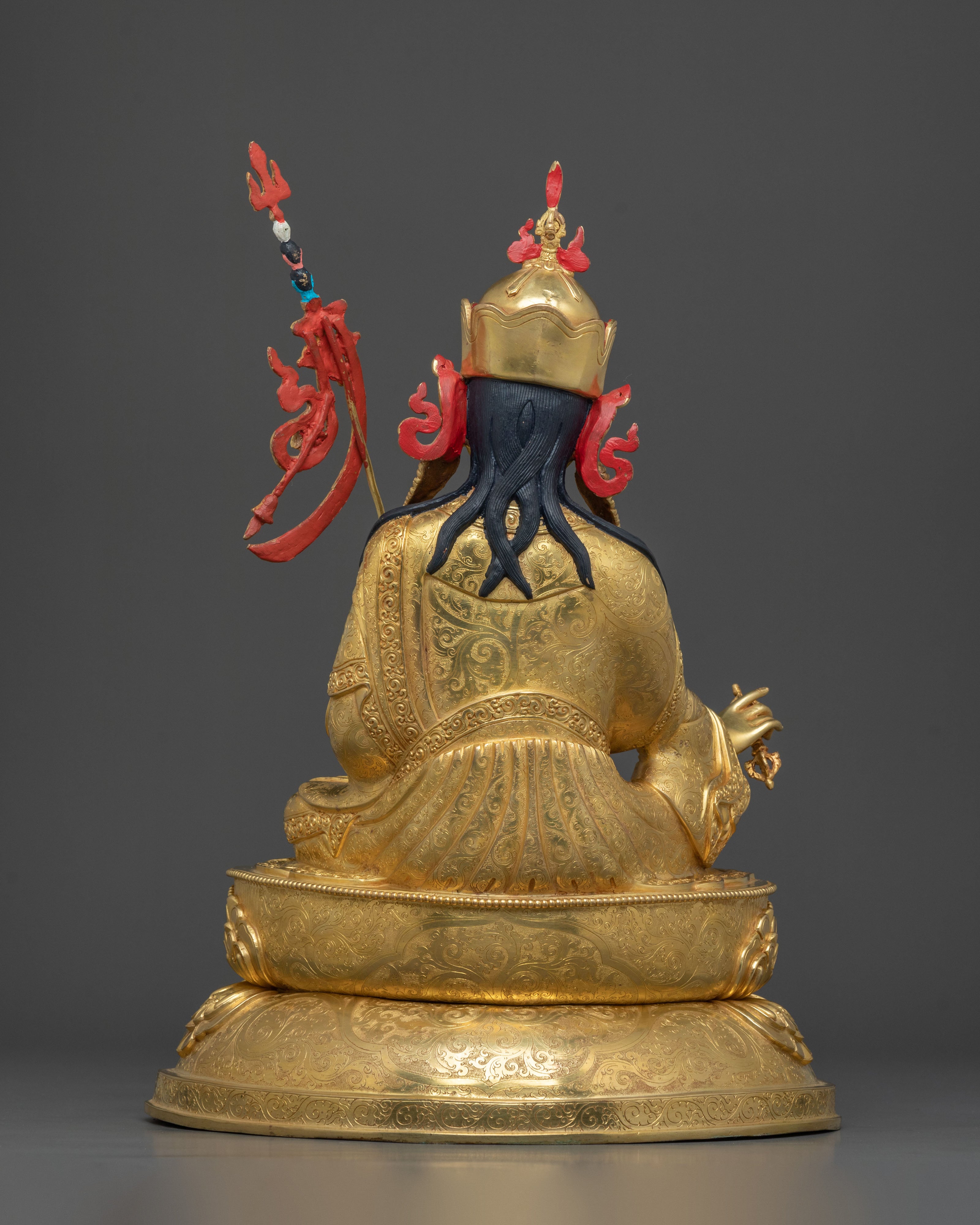 Guru Rinpoche Buddhist Sculpture | Sacred Altar Statue