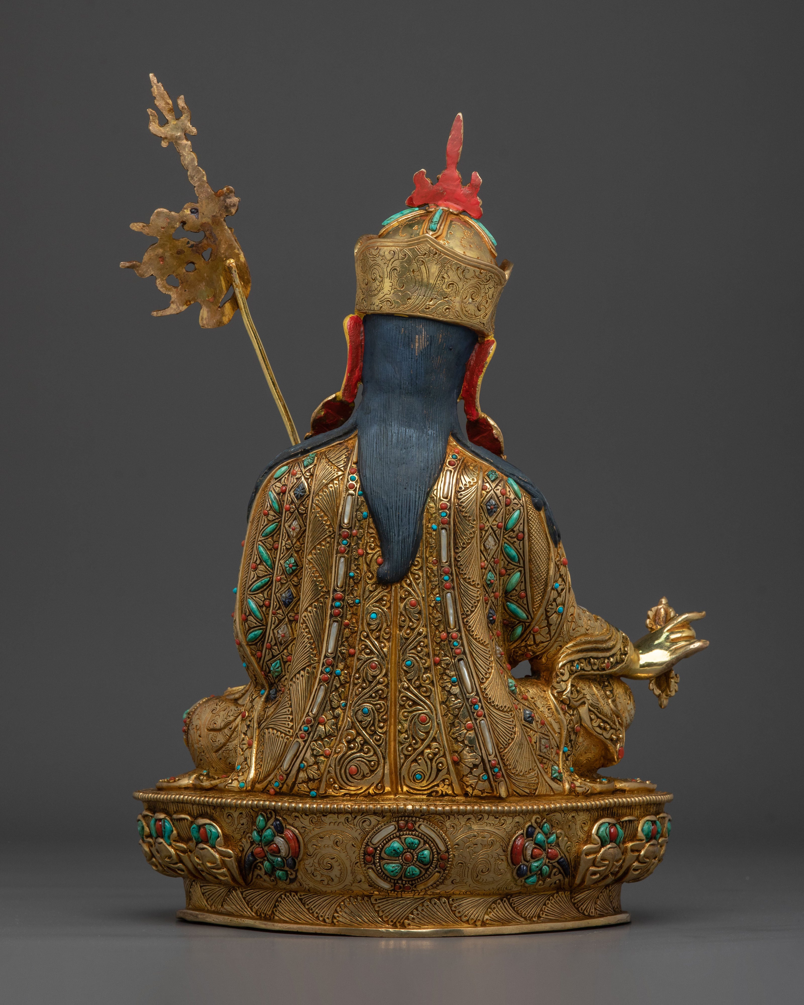 Traditional Handmade Tibetan Guru Rinpoche Statue