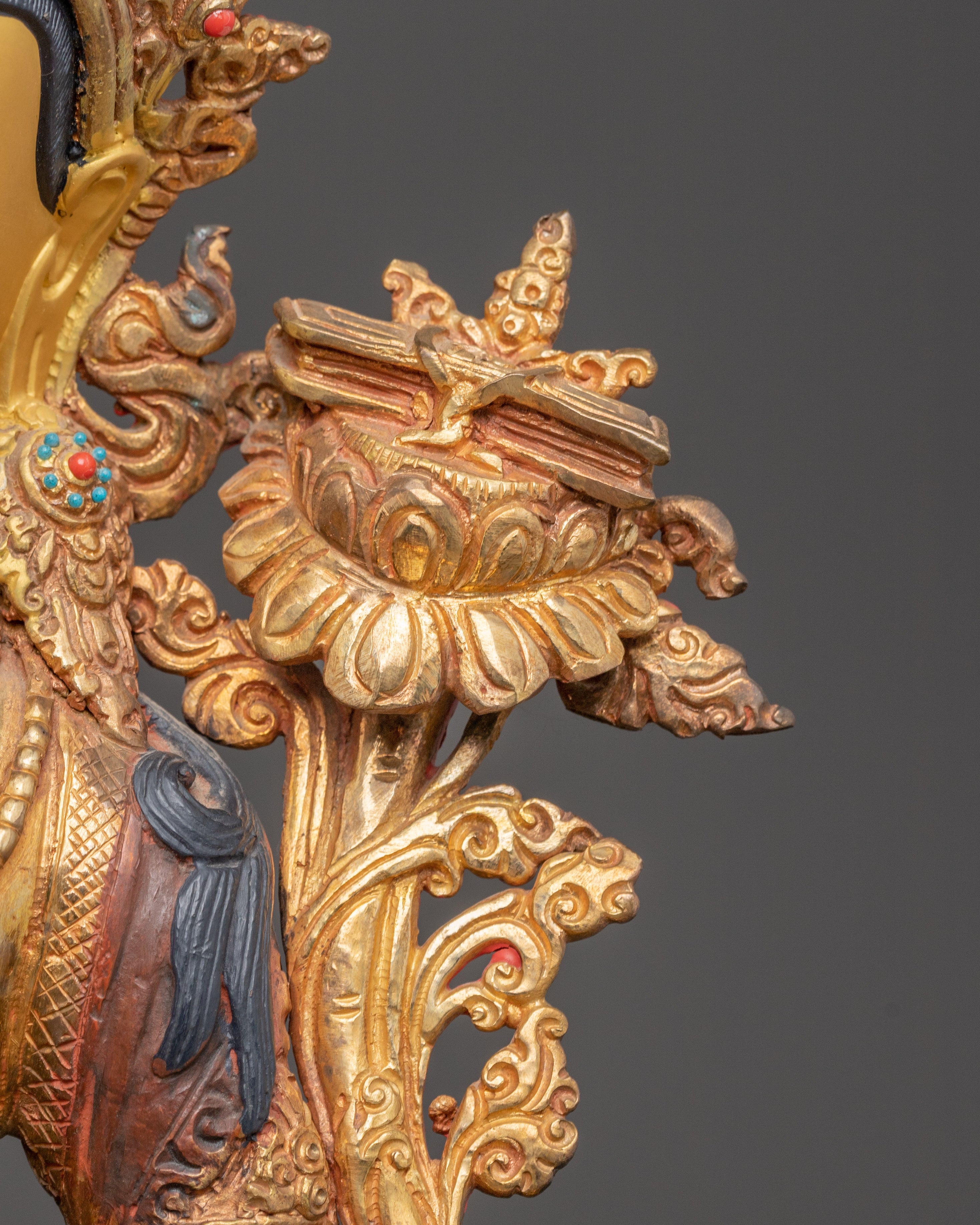 Bodhisattva Manjushri Serene Statue | Wisdom's Radiant Beacon