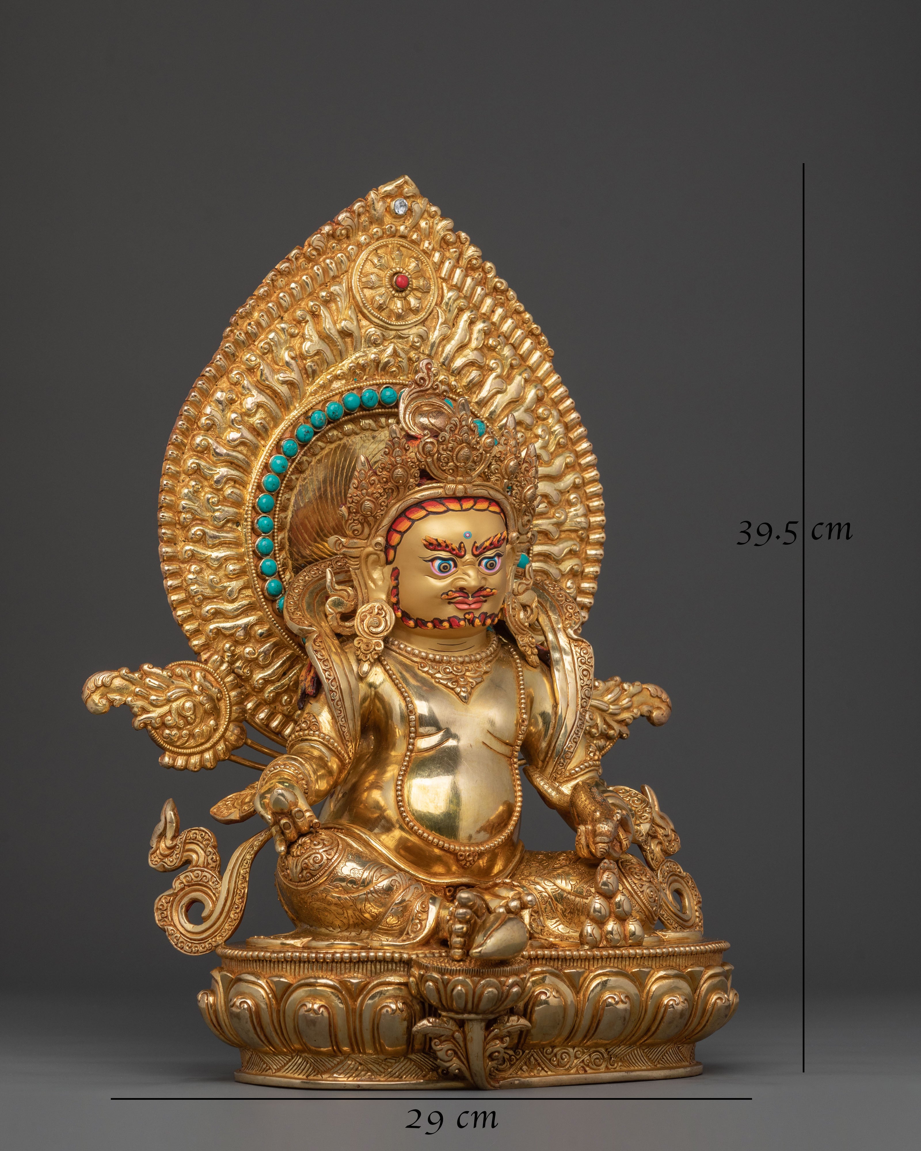Dzambhala Statue: The Golden God of Wealth