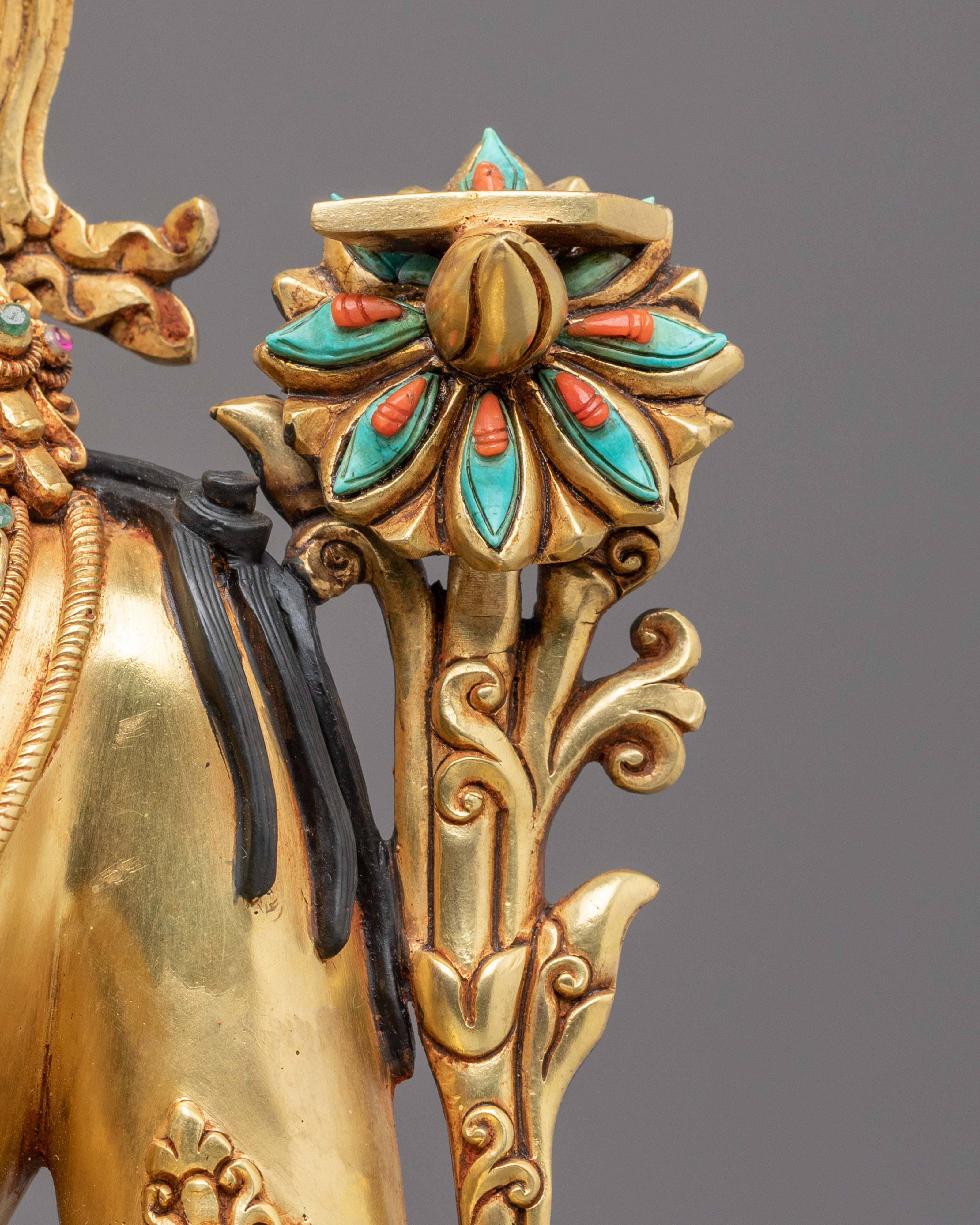 Manjushri Flaming Sword of Truth Statue