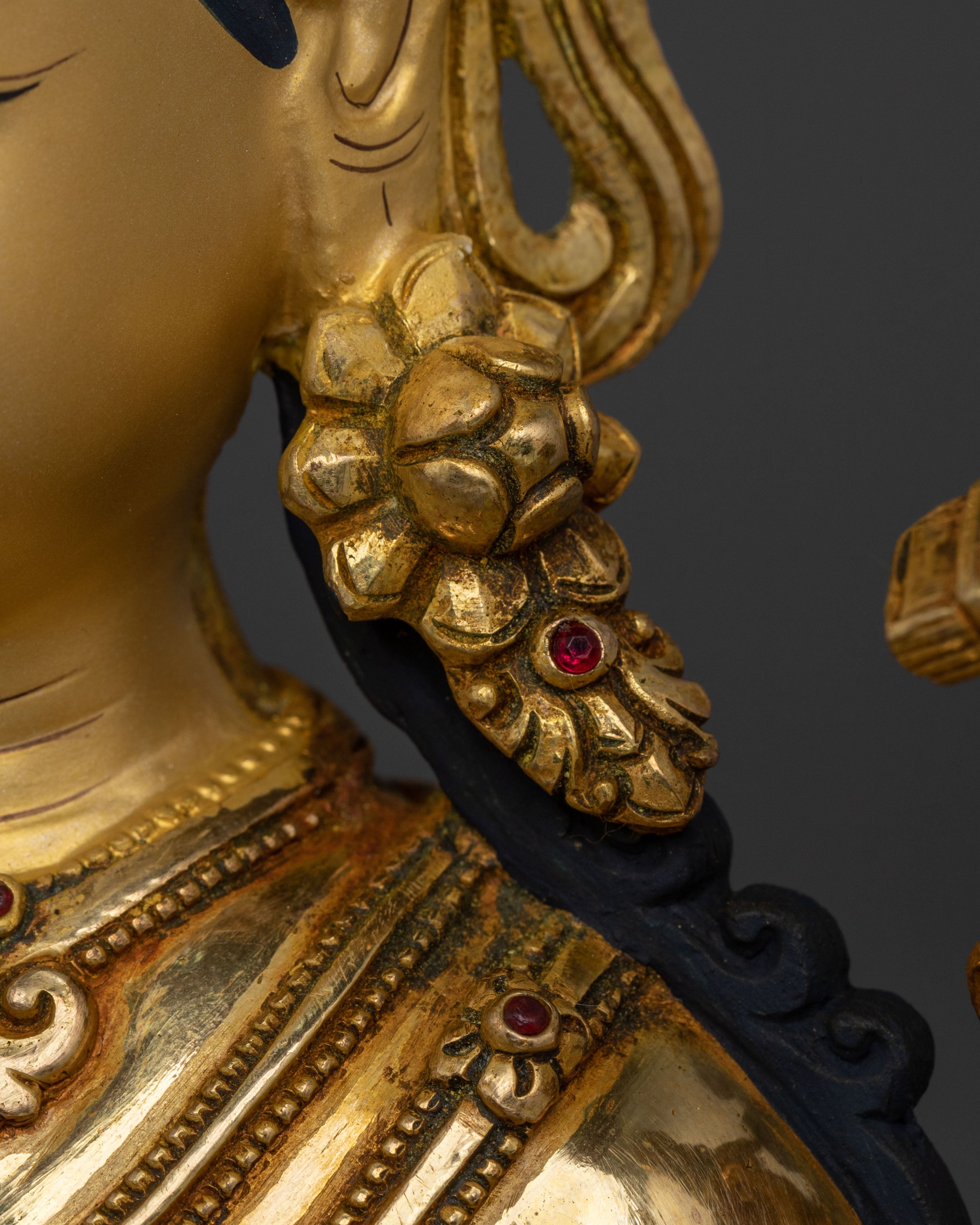Tikshna Manjushri Spiritual Statue | Buddhist Wisdom Deity Figurine
