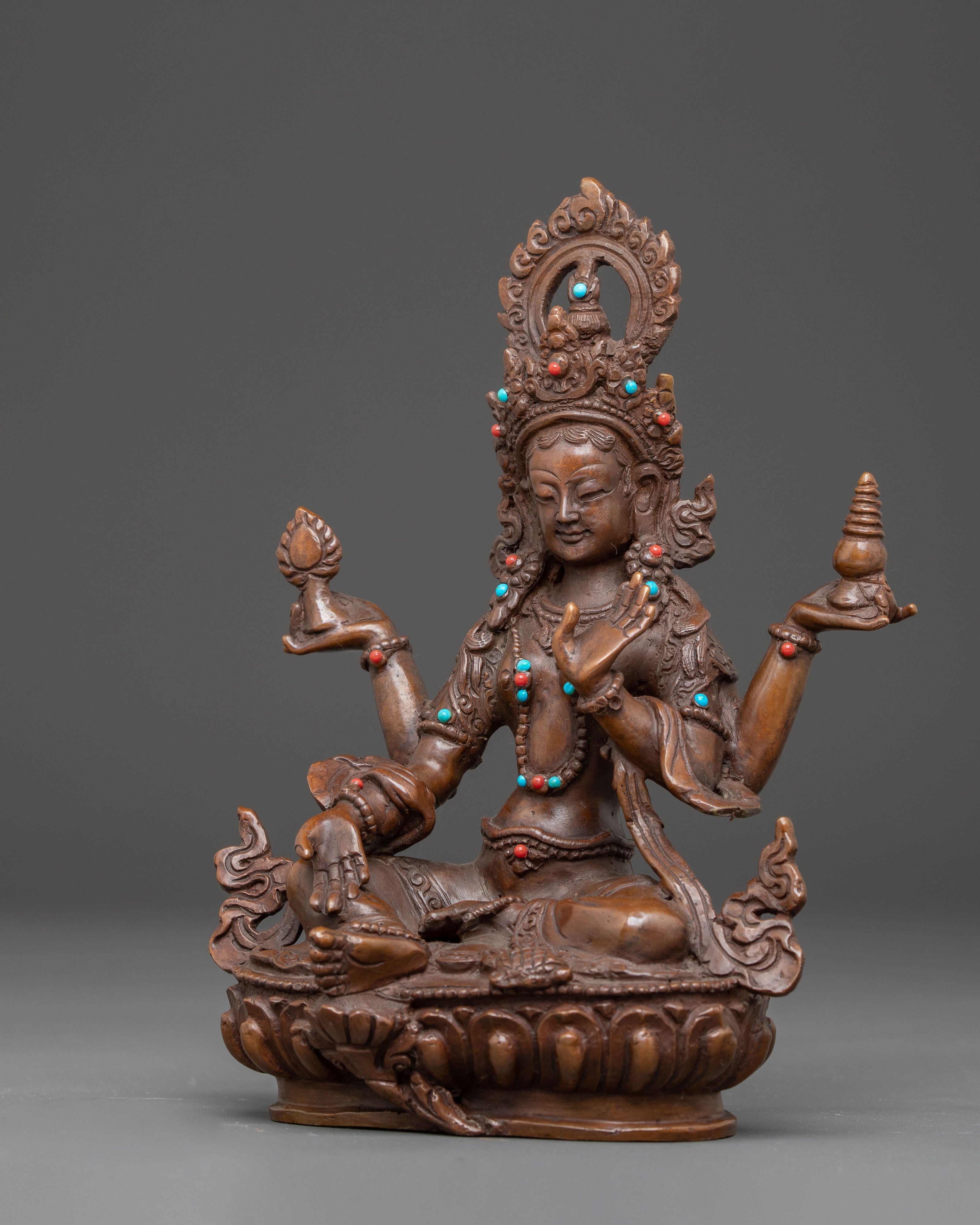Handcrafted Laxmi Sculpture: The Wealth Goddess | Goddess of Abundance
