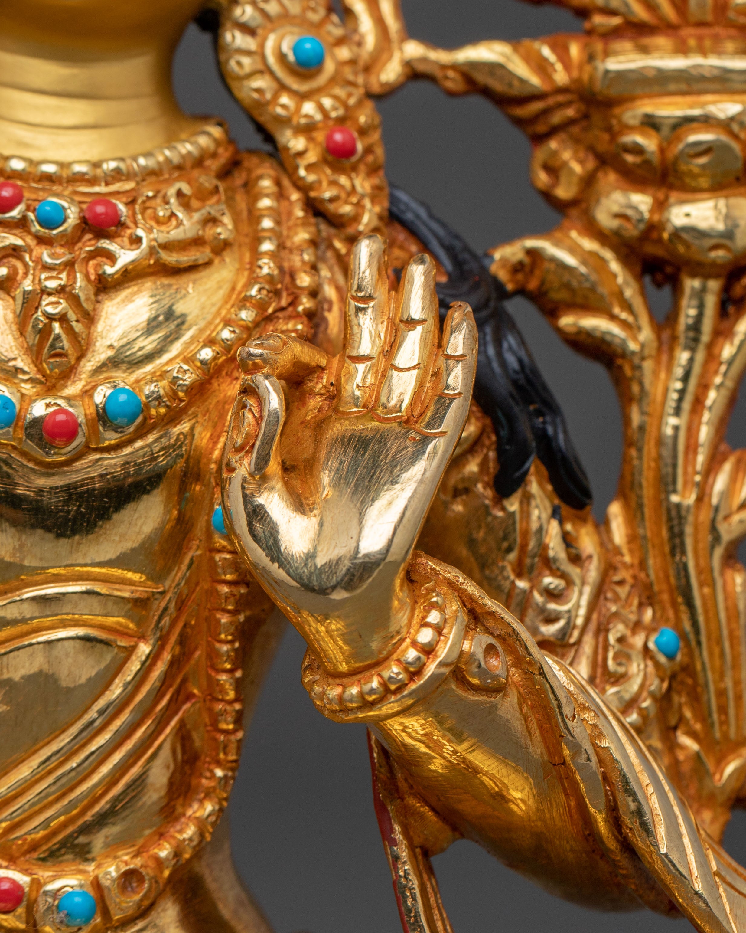 Manjushri Buddhist Statue for Decor: Bodhisattva of Wisdom
