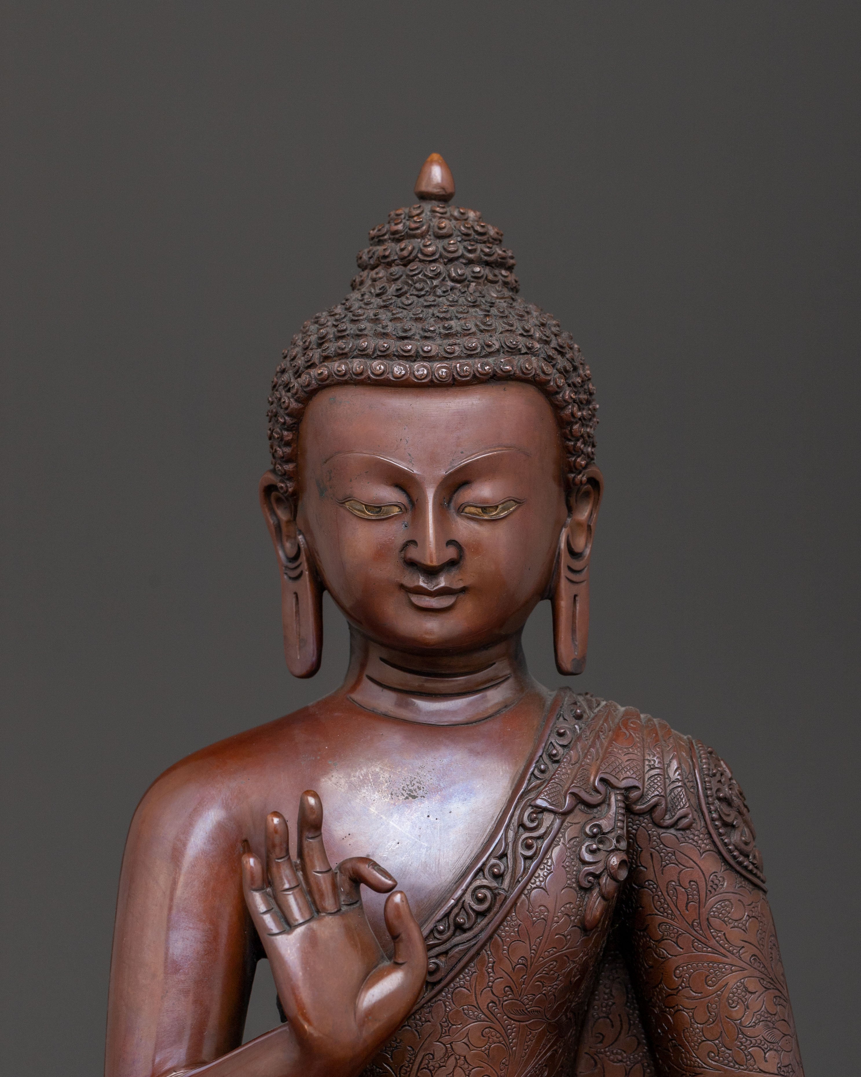 Statue of Amogasiddhi Dhyani Buddha | Wisdom Buddha