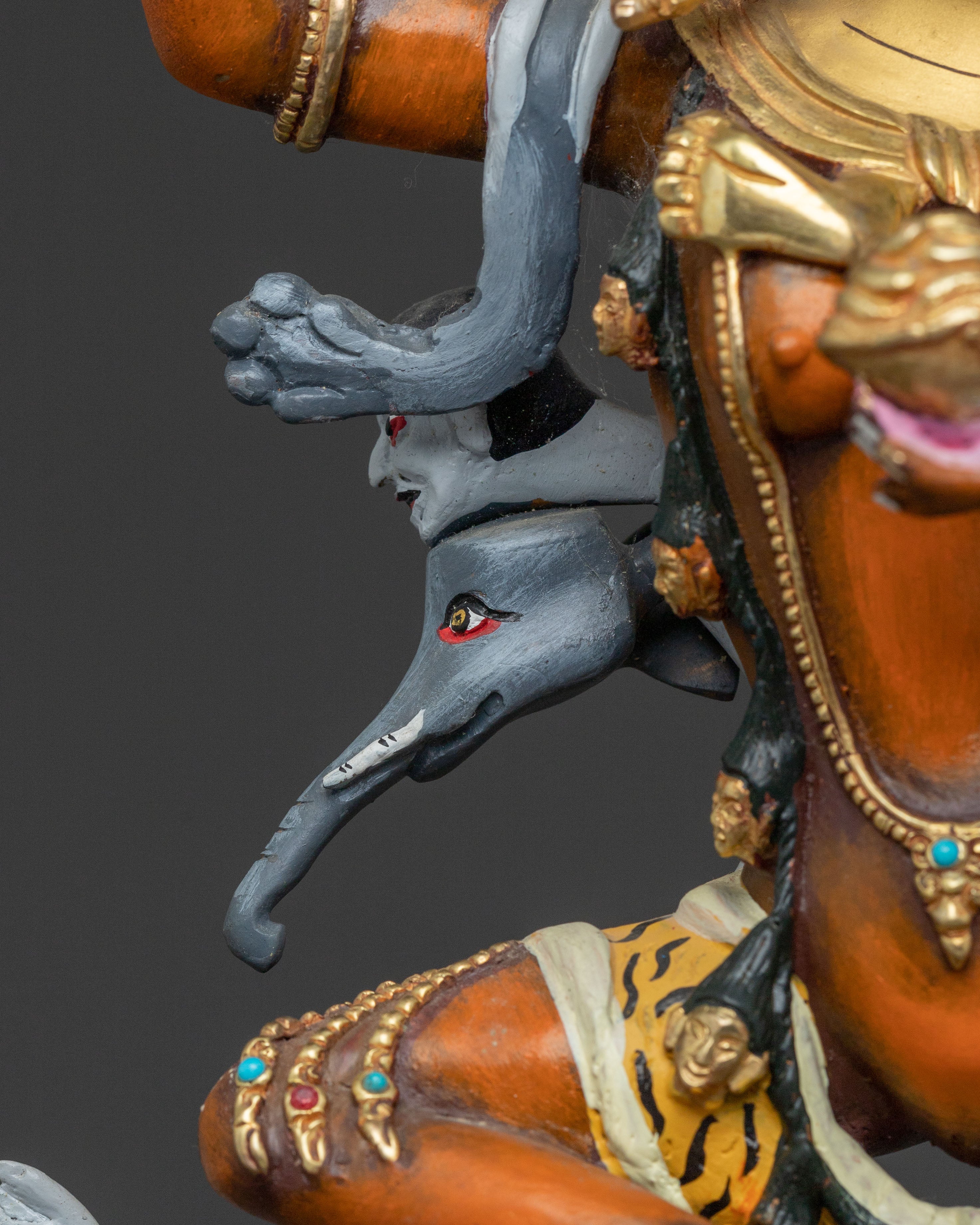 Troma Nagmo Fierce Statue | Black Wrathful Mother