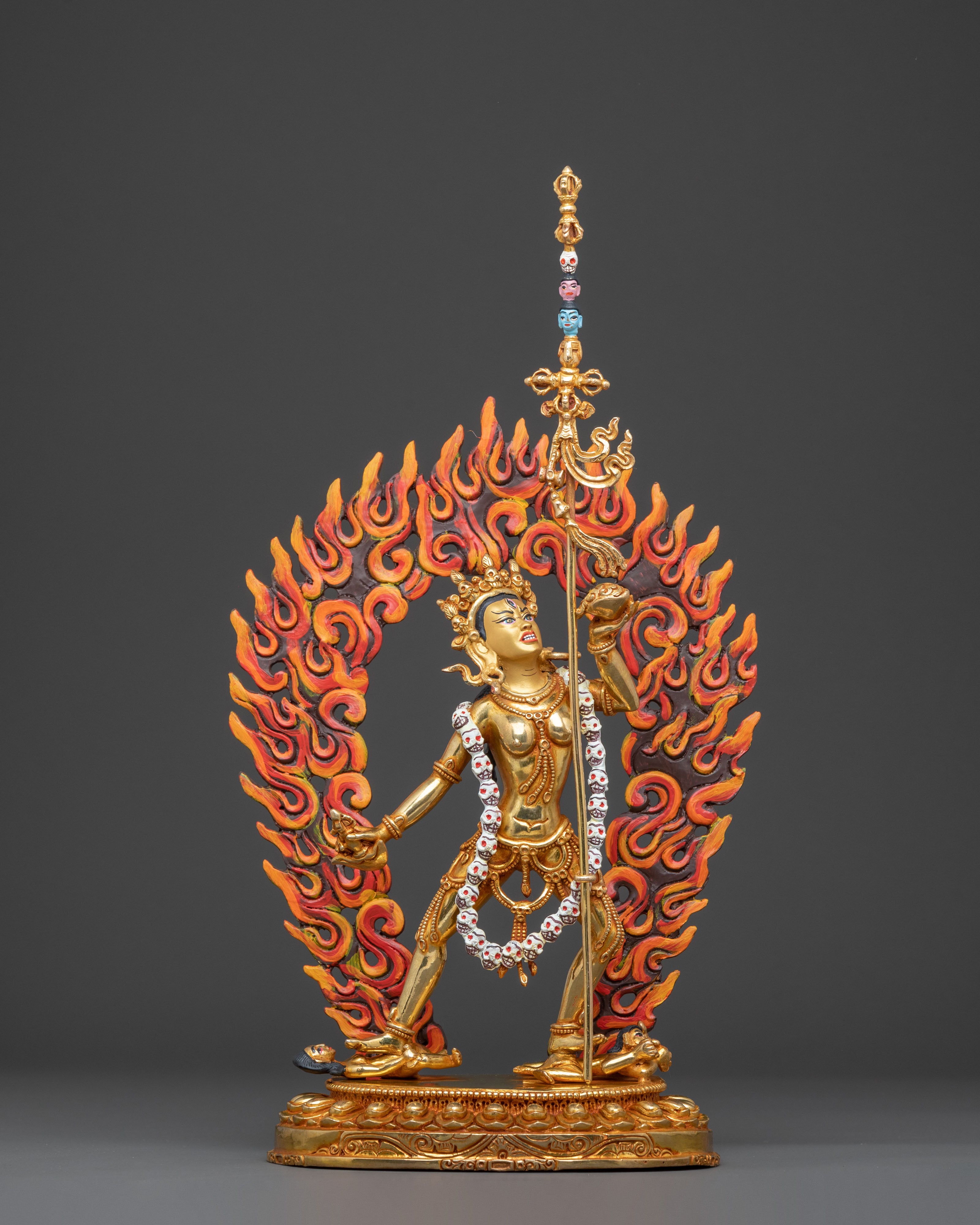 Vajrayogini Golden Statue – Handcrafted Radiance