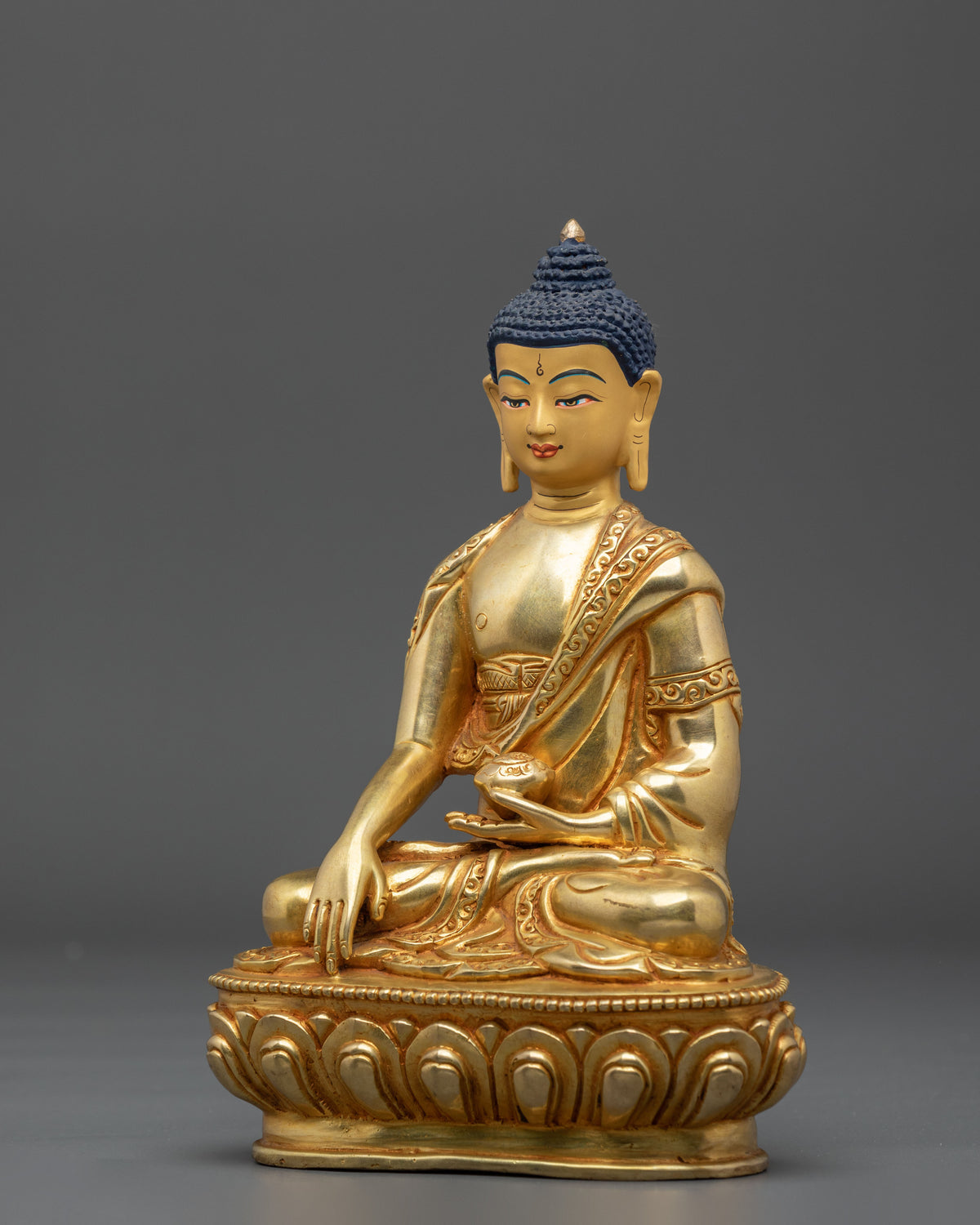 Traditional Shakyamuni Buddha Statue | Buddhist Altar Figure